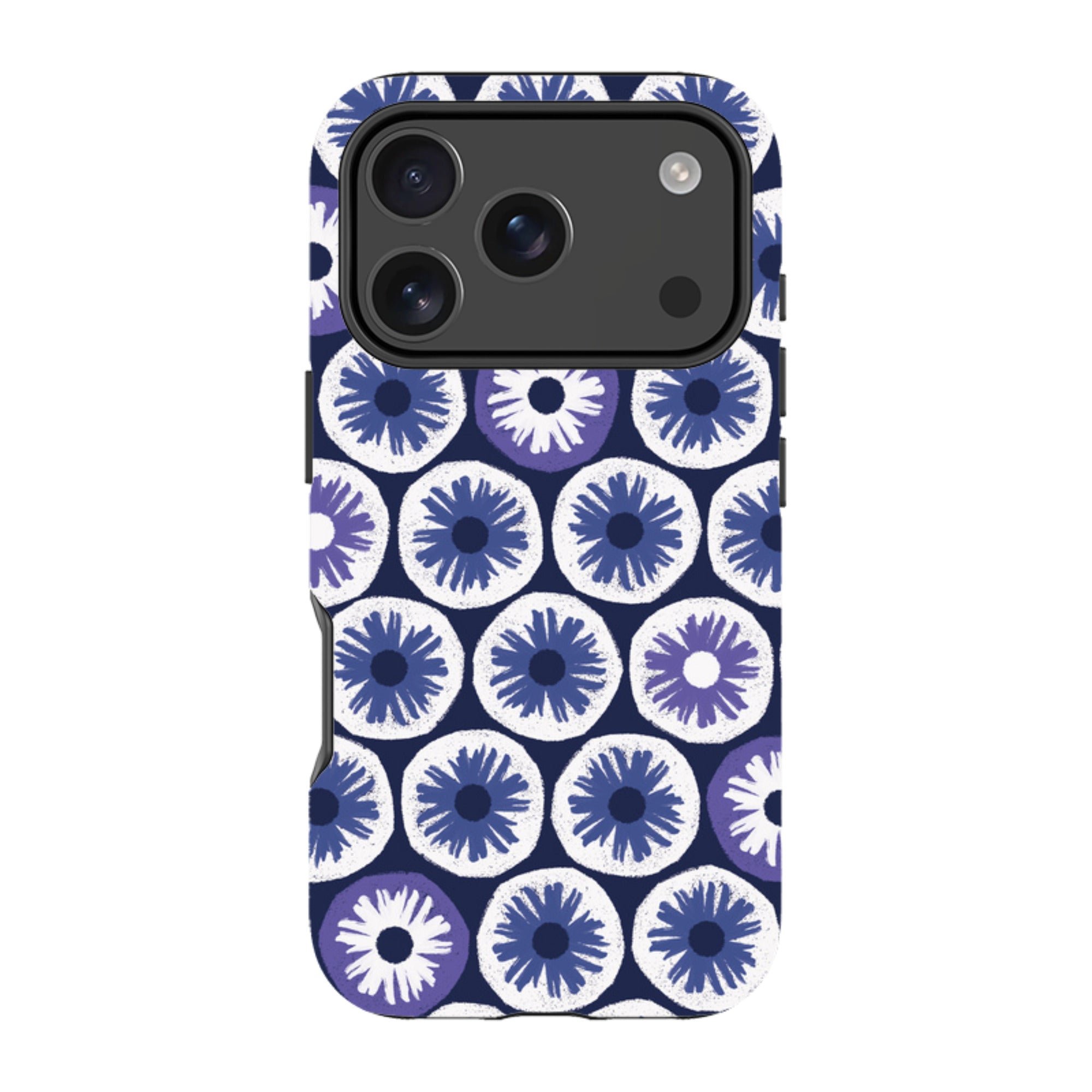 iPhone MagSafe Tough Case -  Penny Flowers Blue By Ali Brookes