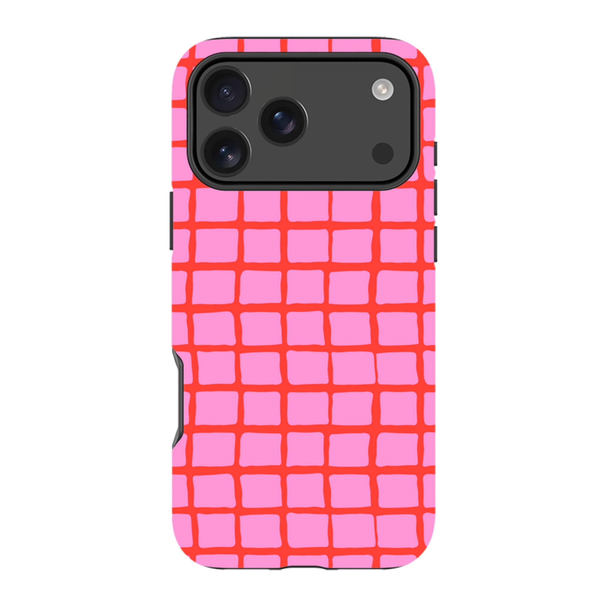 iPhone MagSafe Tough Case -  Pink Tiles