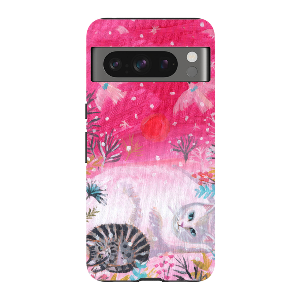 Google Tough Case - Christmas Cats By Mary Stubberfield