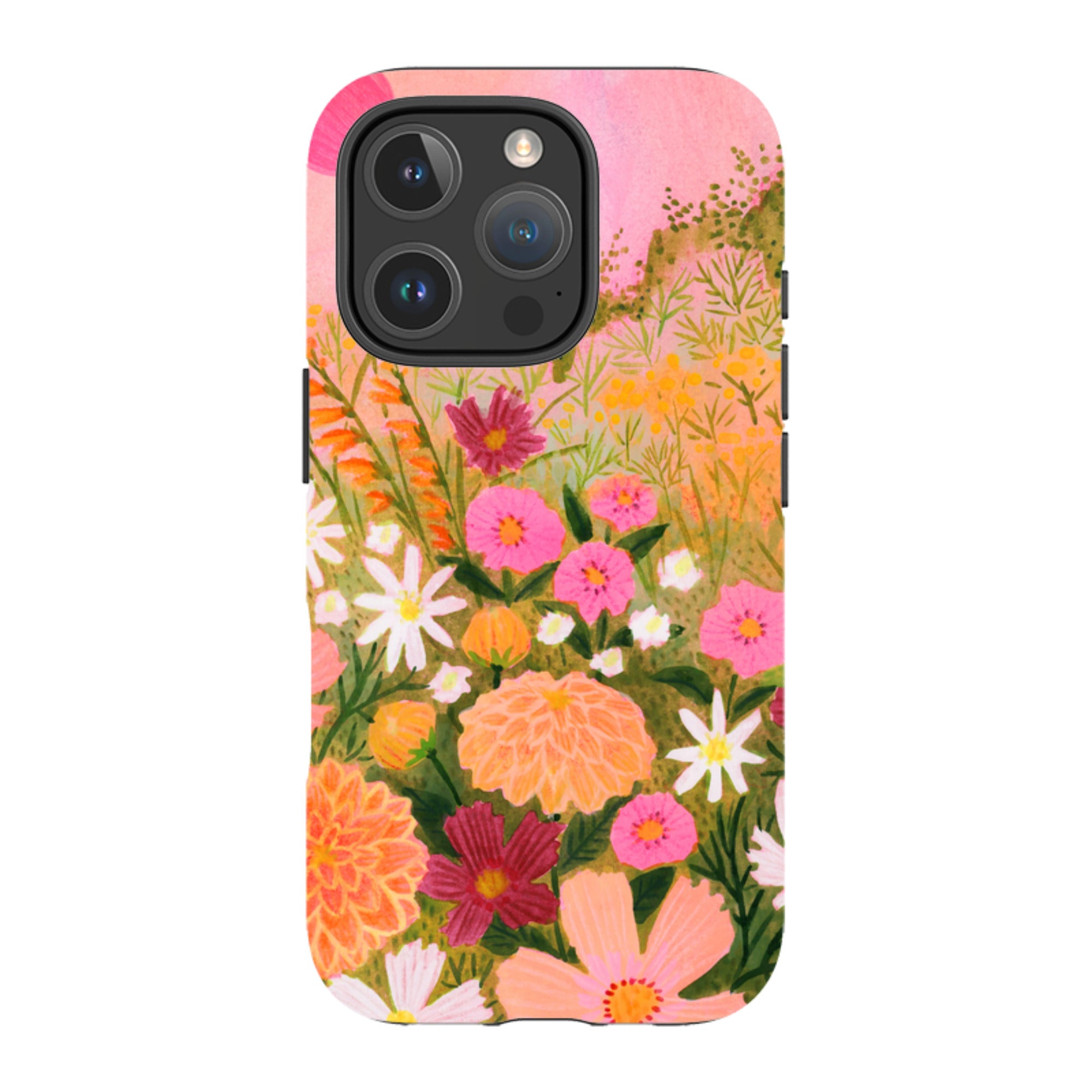 iPhone Tough Case - Flower Farm Sunset By Lee Foster Wilson