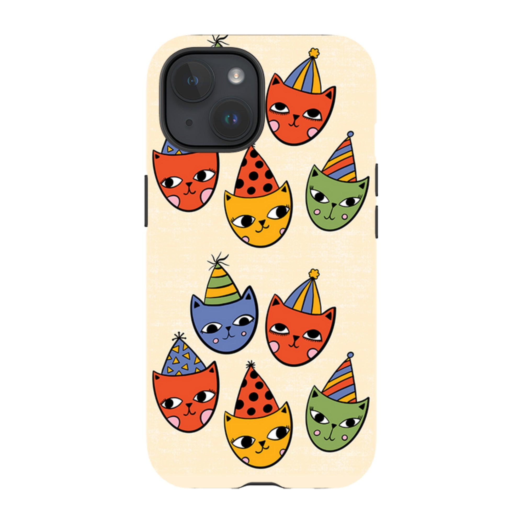 iPhone Tough Case - Happy Cats By Suzy Taylor