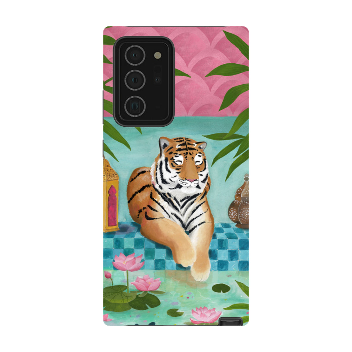 Samsung Tough Case - Lotus Tiger By Bex Parkin