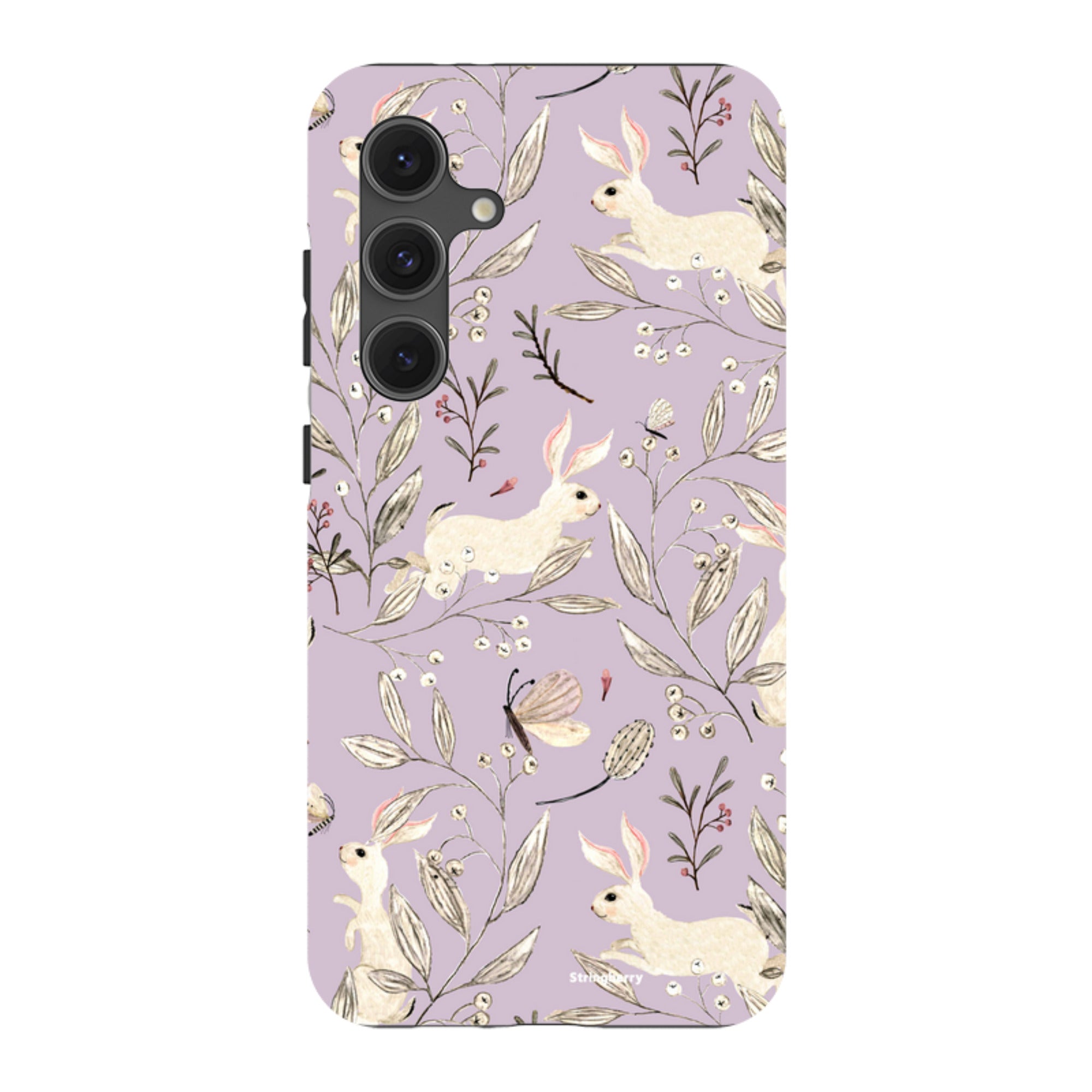 Samsung Tough Case - Bunnies Mauve By Katherine Quinn