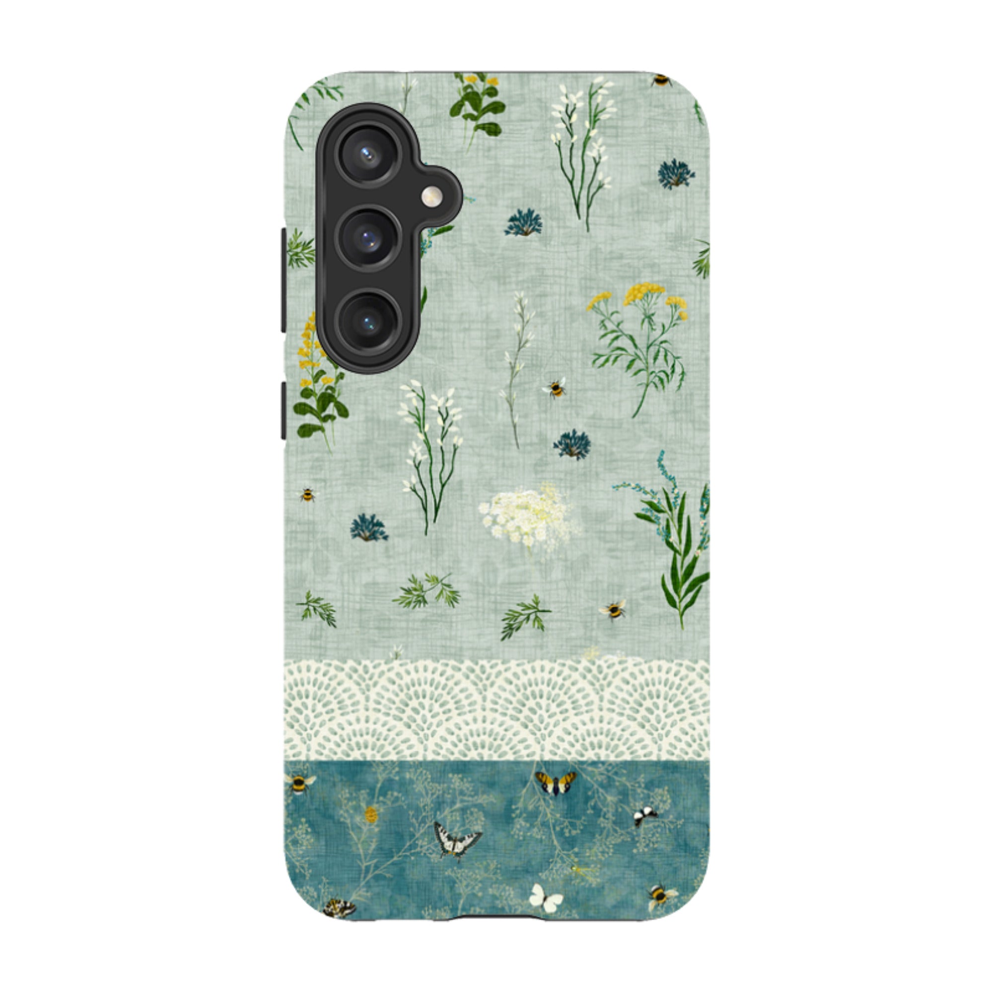 Samsung Tough  Case - Song Bird Florals and Bees 2 By Katherine Quinn