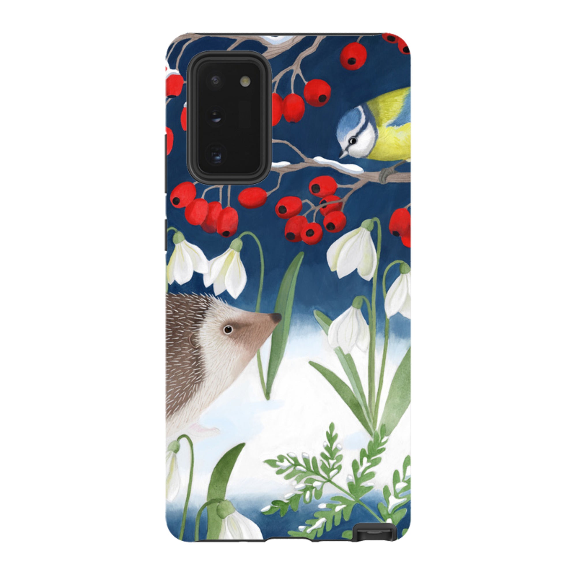 Samsung Tough Case - Blue Tit And Hedgehog By Bex Parkin