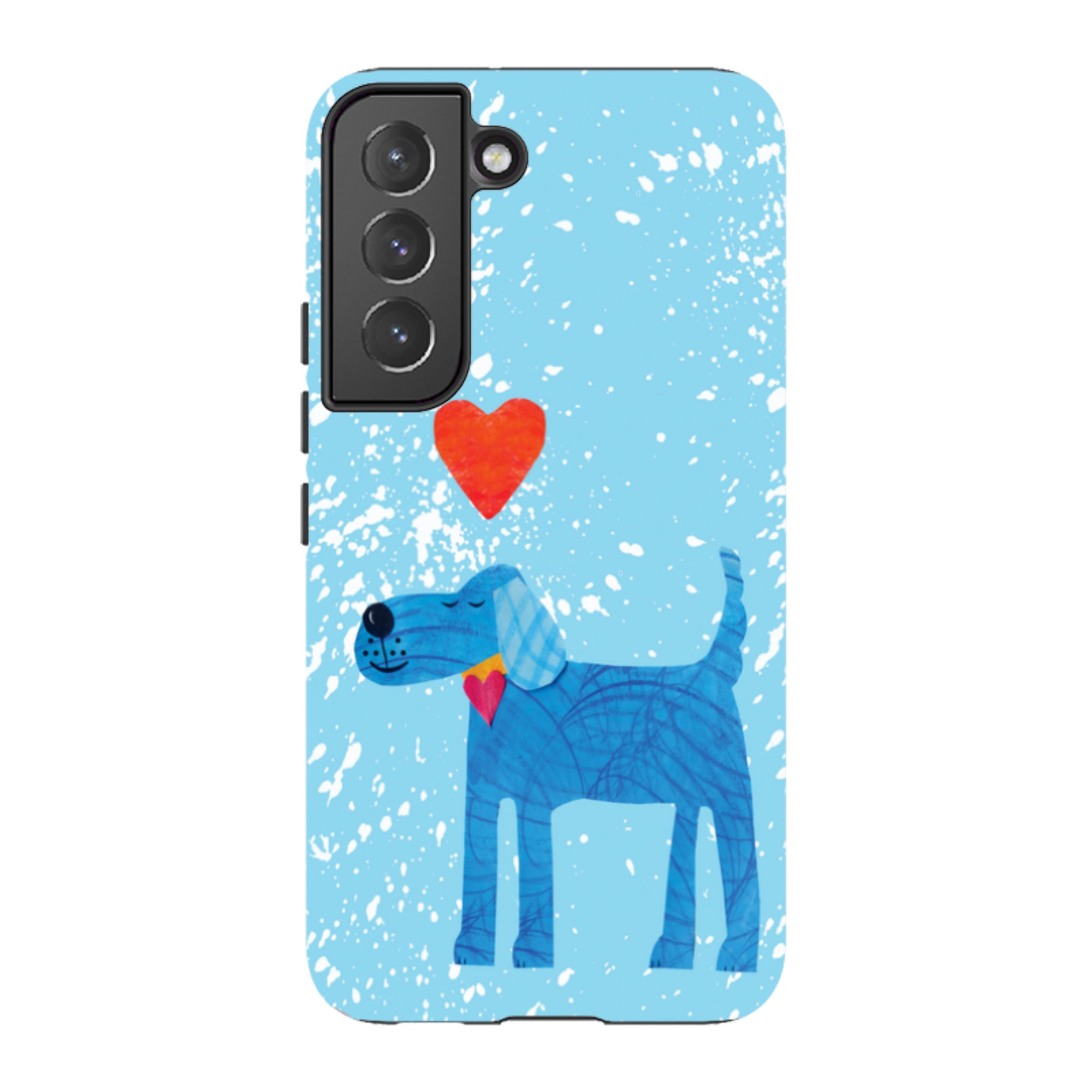 Samsung Tough Case - Blue Dog By Tracey English
