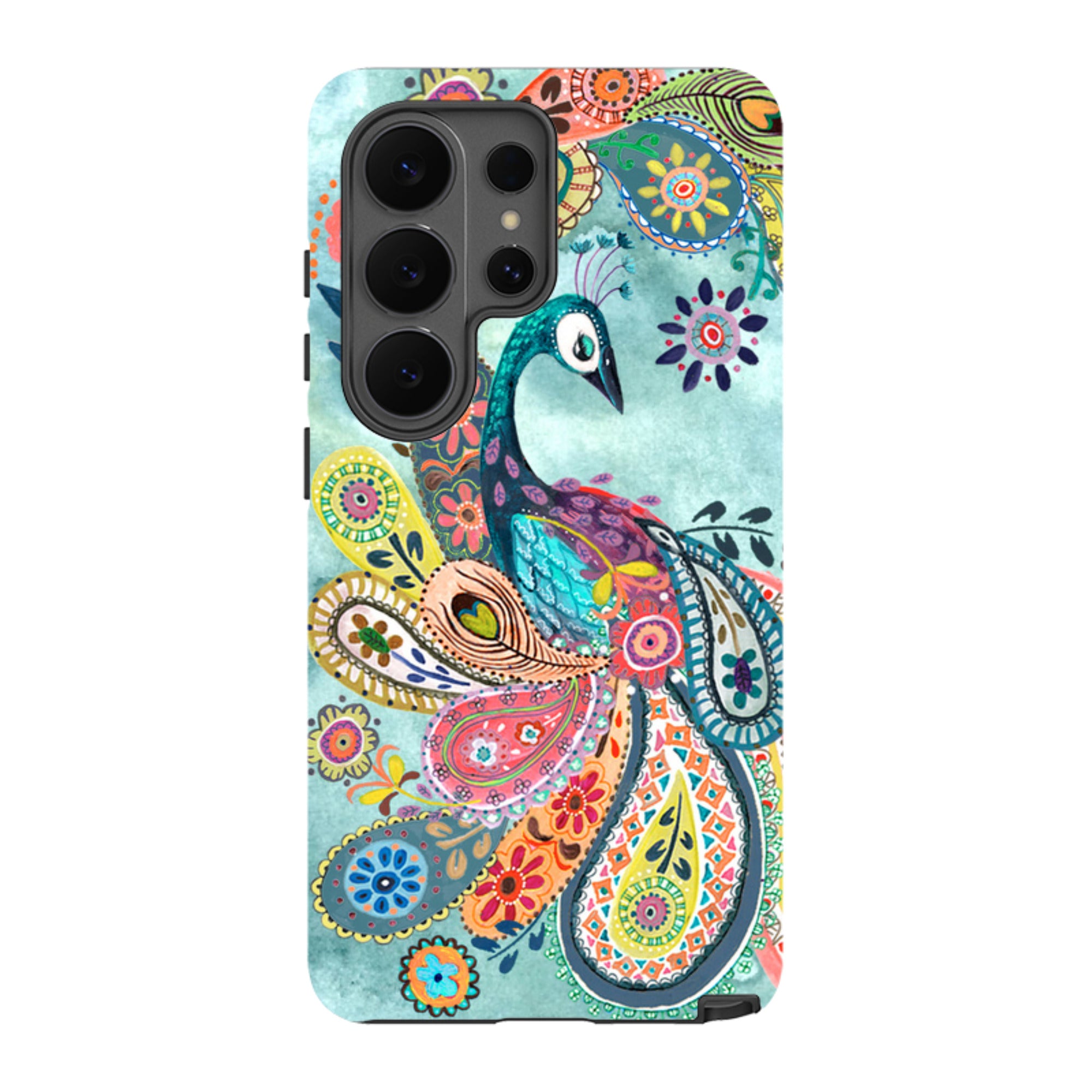 Samsung Tough Case - Peacock Dreams By Caroline Bonne Muller