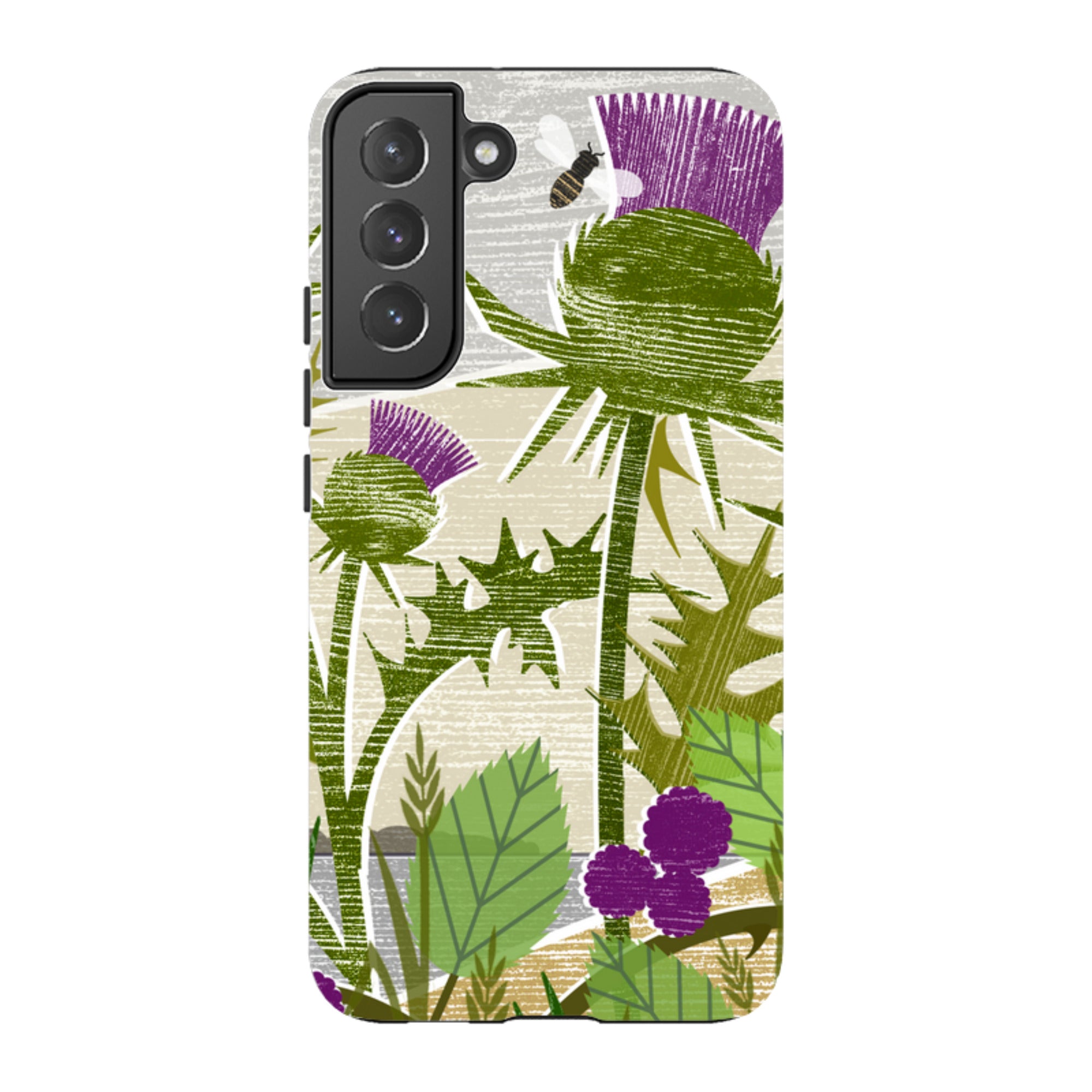Samsung Tough Case - Purple Thistle By Liane Payne