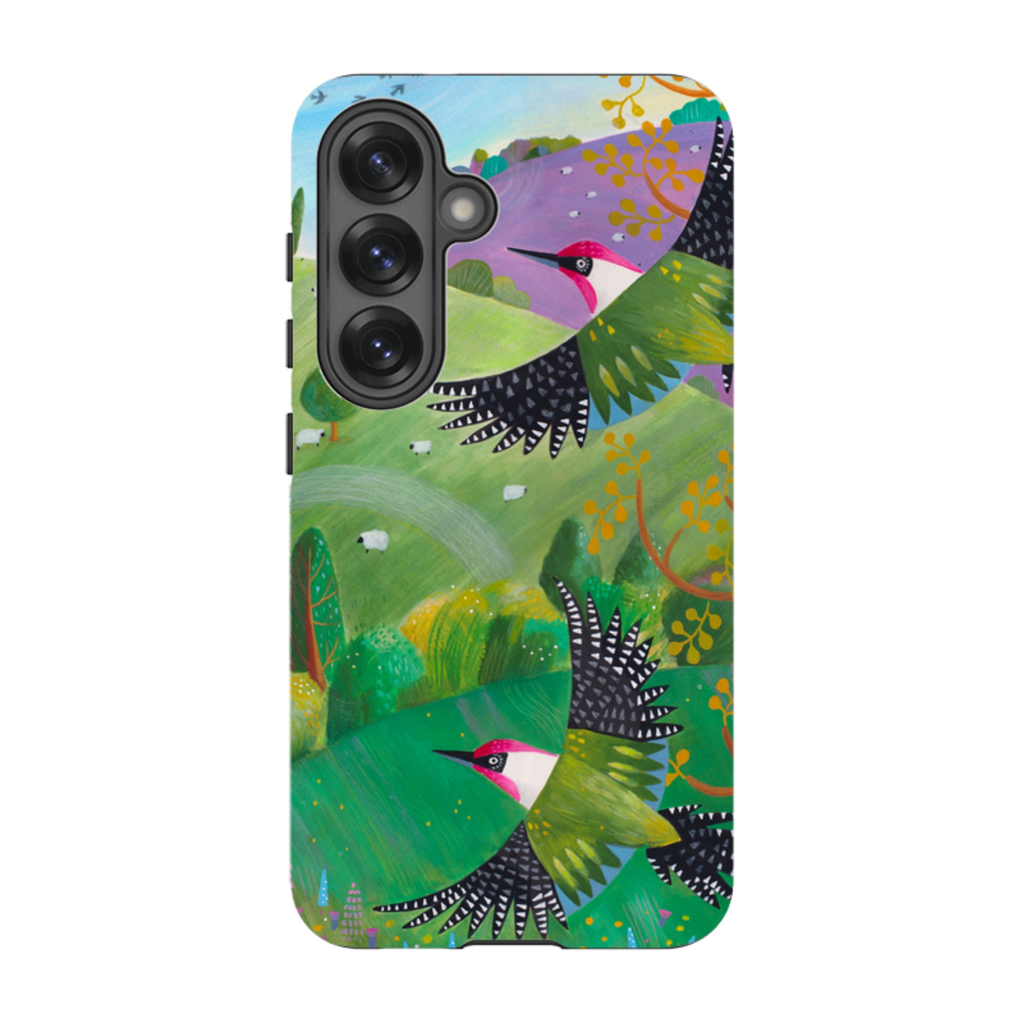 Samsung Tough Case - Woodpeckers By Bex Parkin