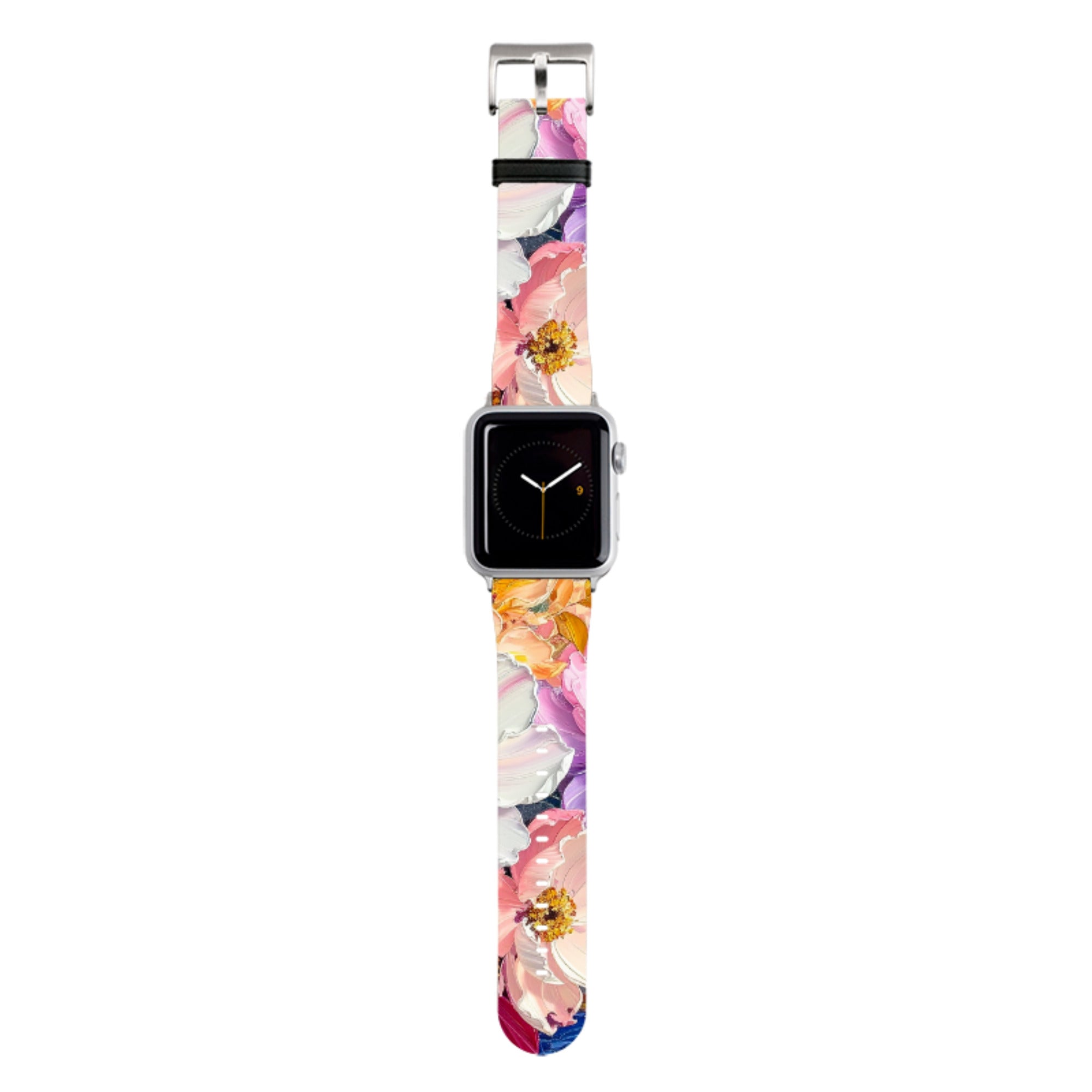 Summer Floral Saffron Apple Watch Strap