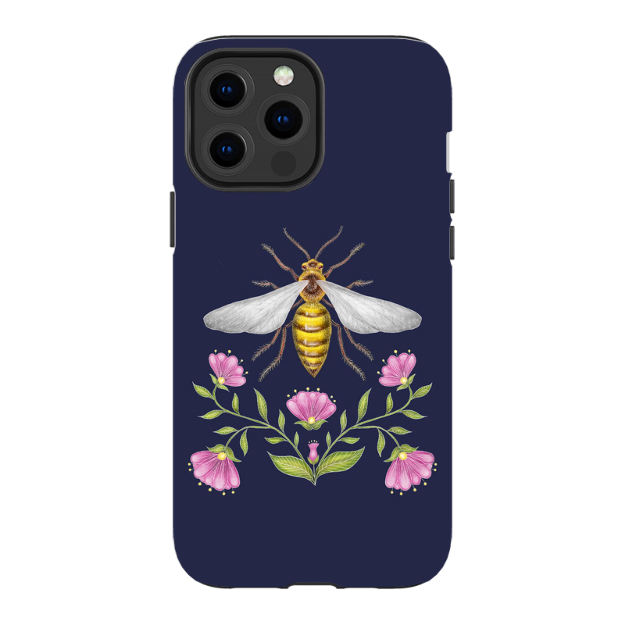 iPhone Tough Case - Wings Of Freedom Navy By Catherine Rowe
