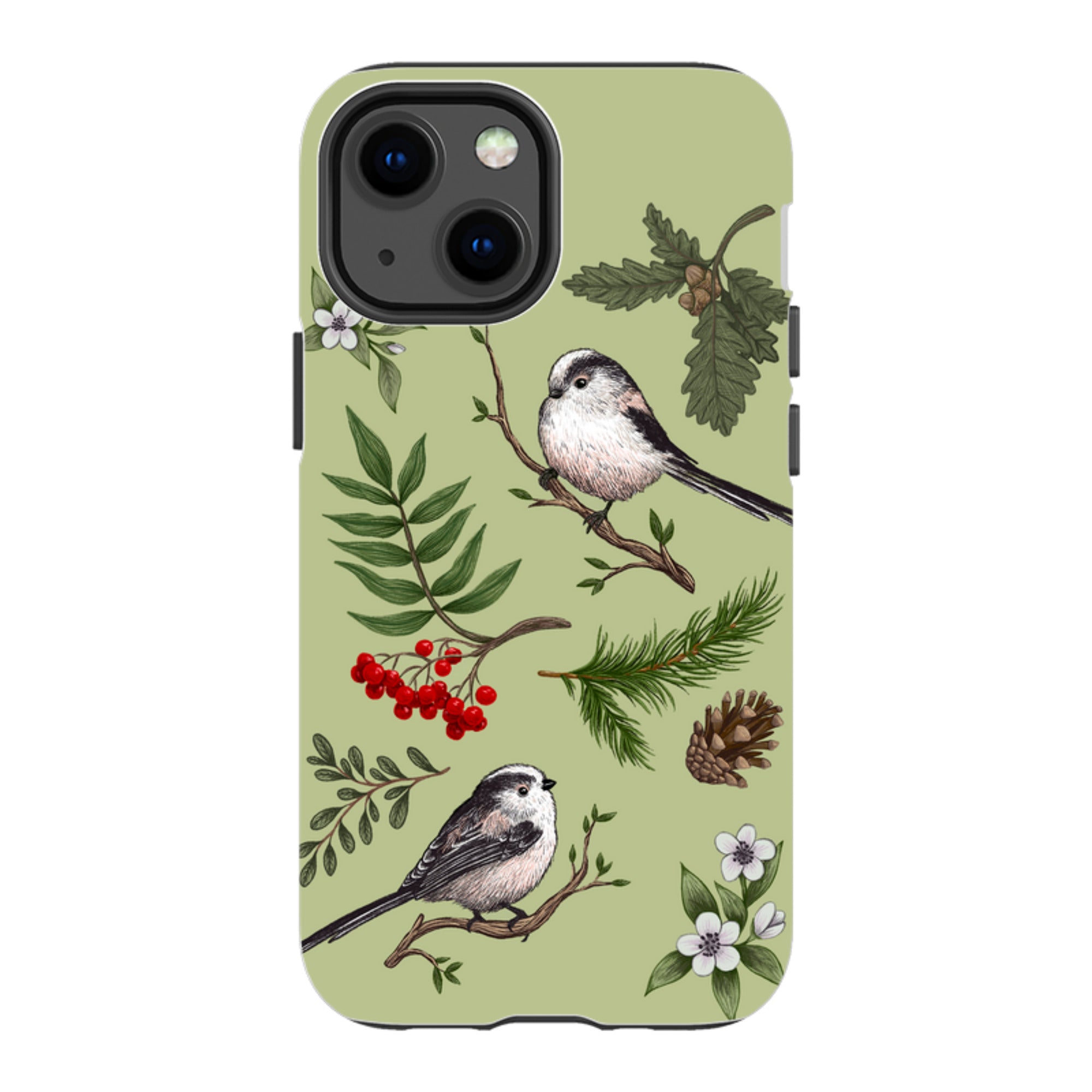 iPhone Tough Case - Longtail Tits By Anna Stead