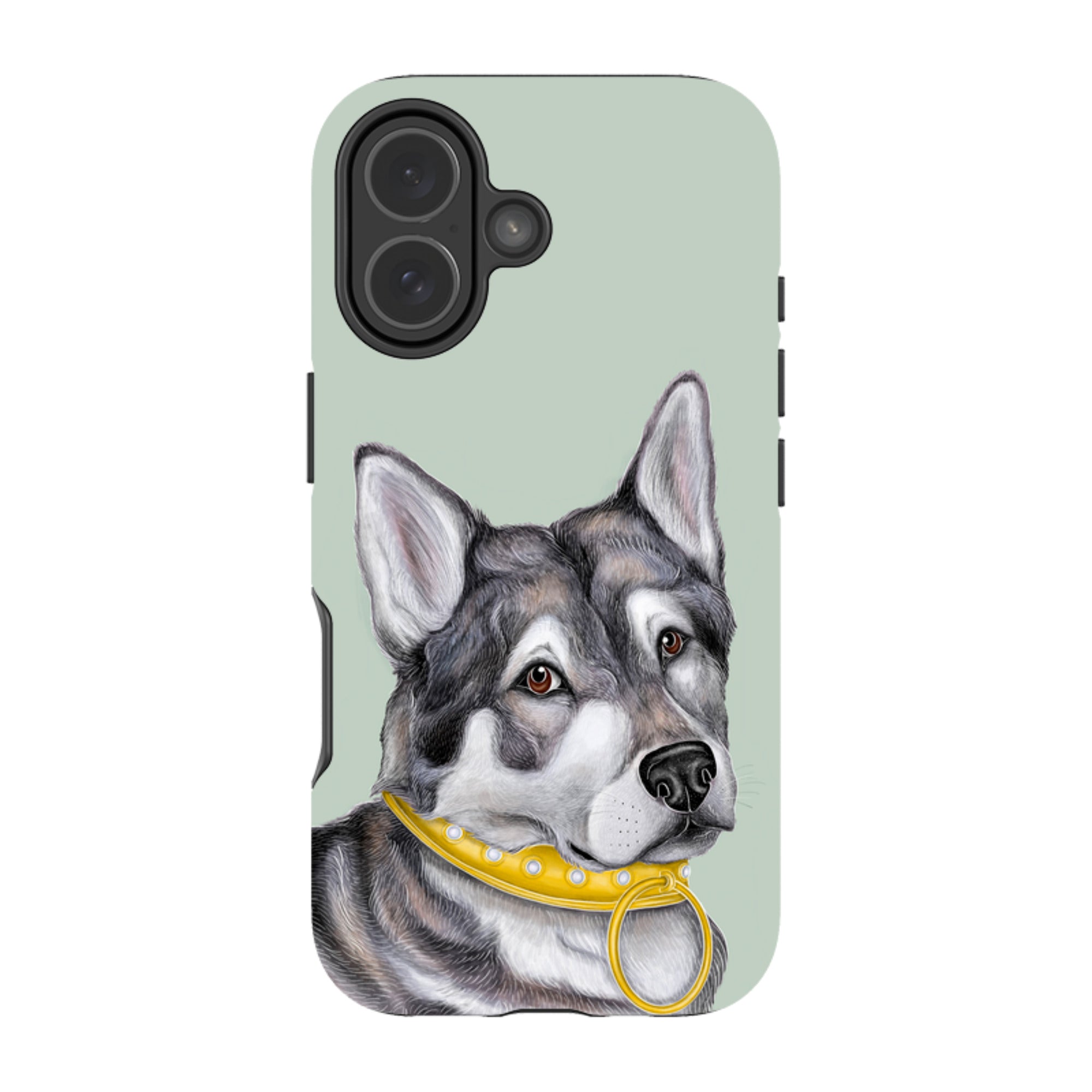 iPhone Tough Case - Huskey By Catherine Rowe
