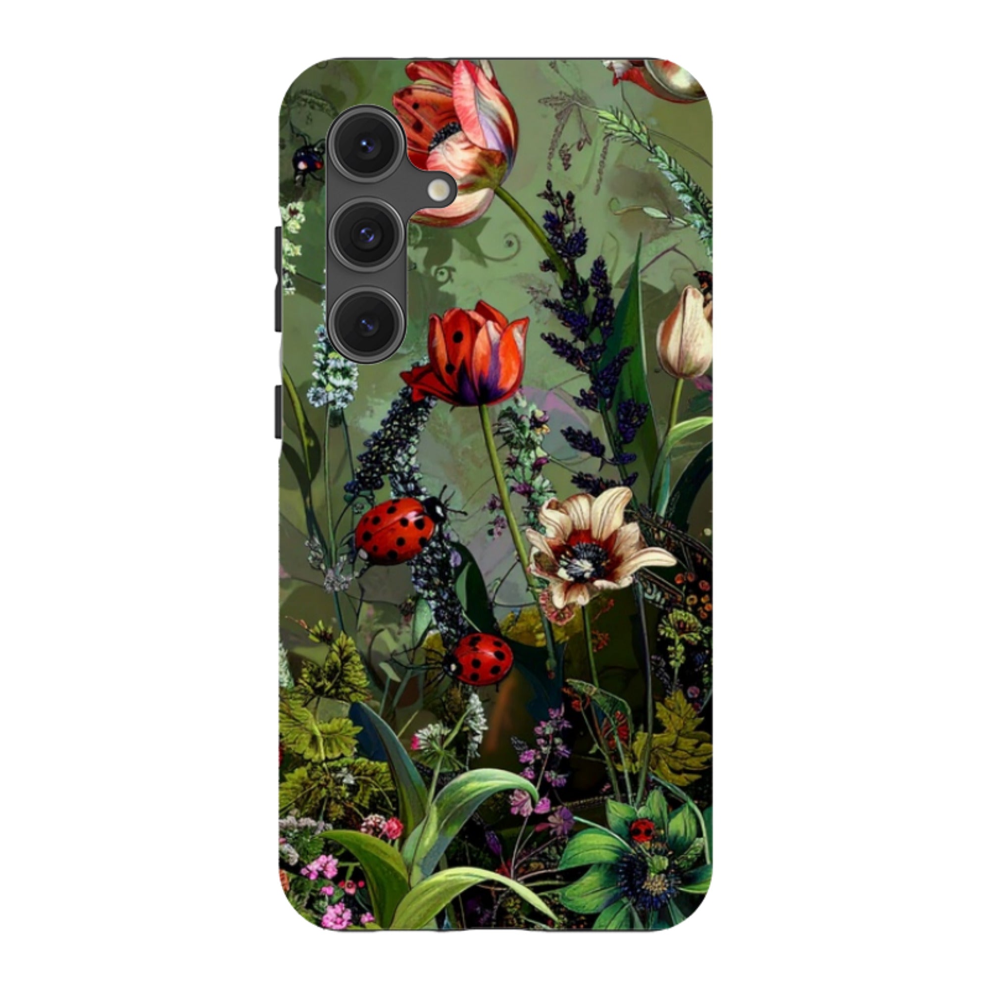 Samsung Tough Case - Green Vyne Ladybirds