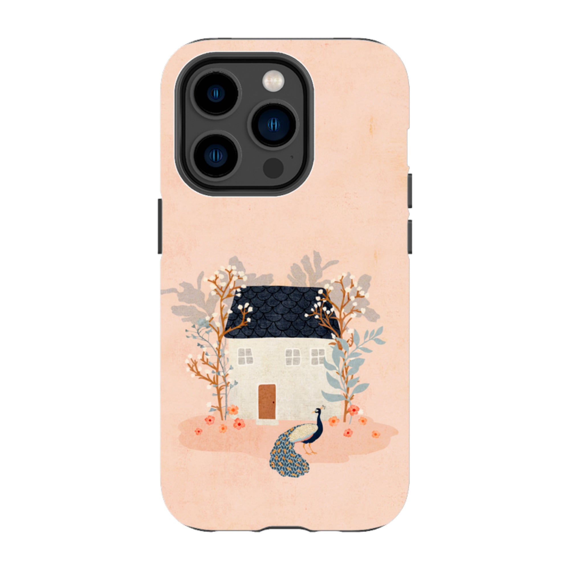 iPhone MagSafe Tough Case - Home Pink By Katherine Quinn
