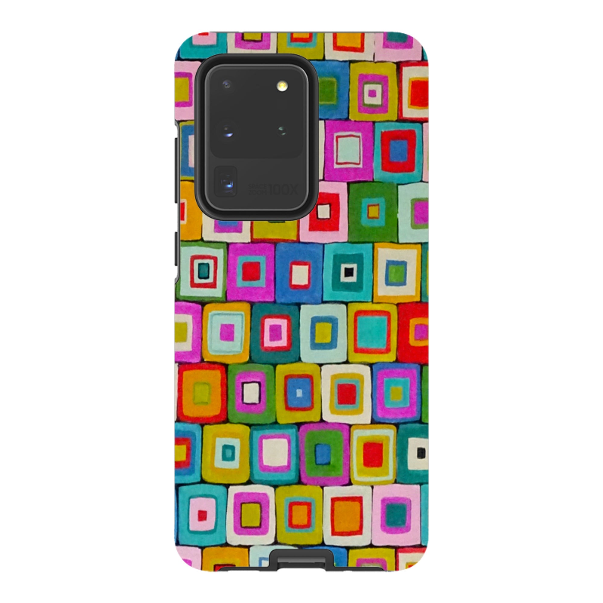 Samsung Tough Case - Atelier Blanket Squares Bright By Sarah Campbell