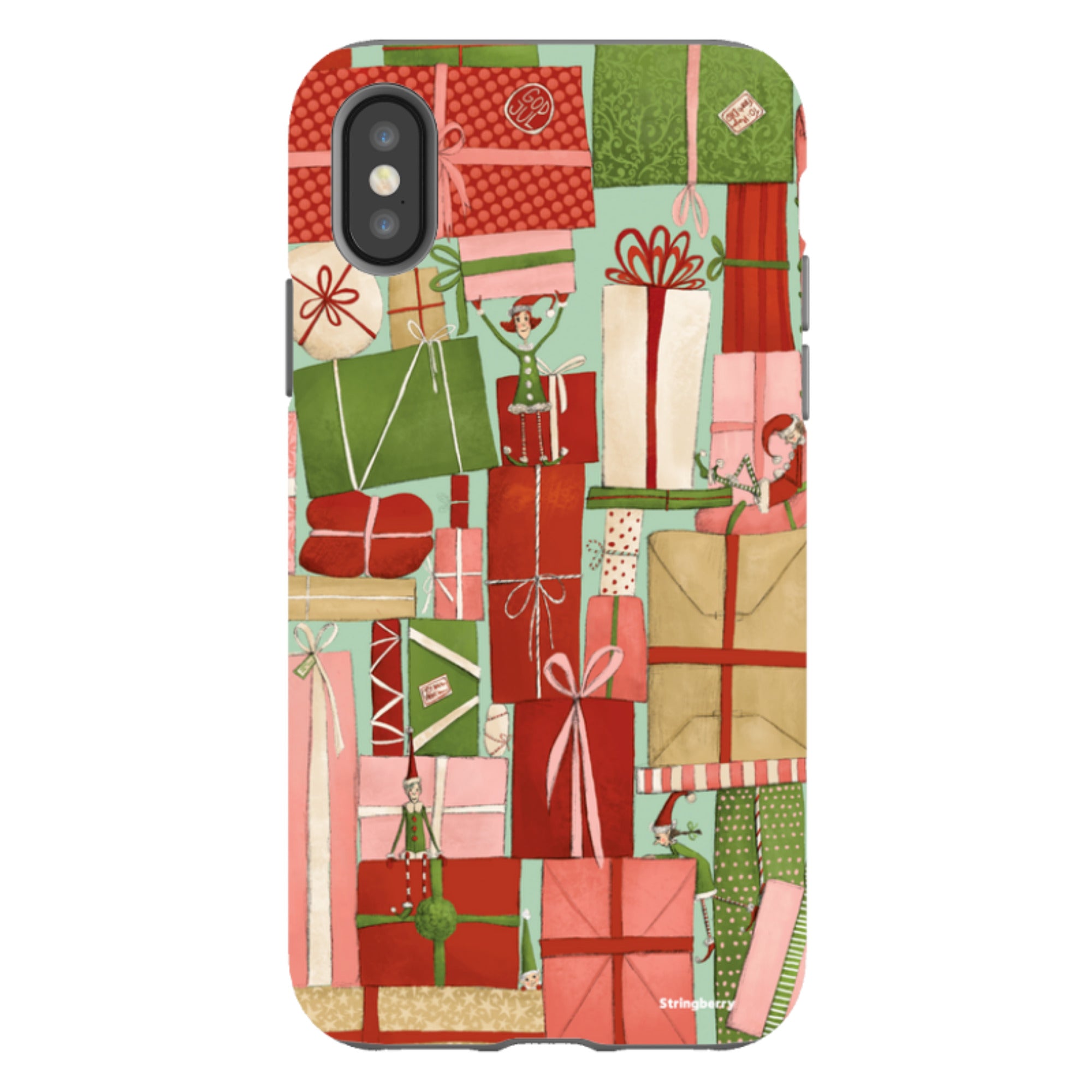iPhone Tough Case - Santas Helpers II By Maja Lindberg