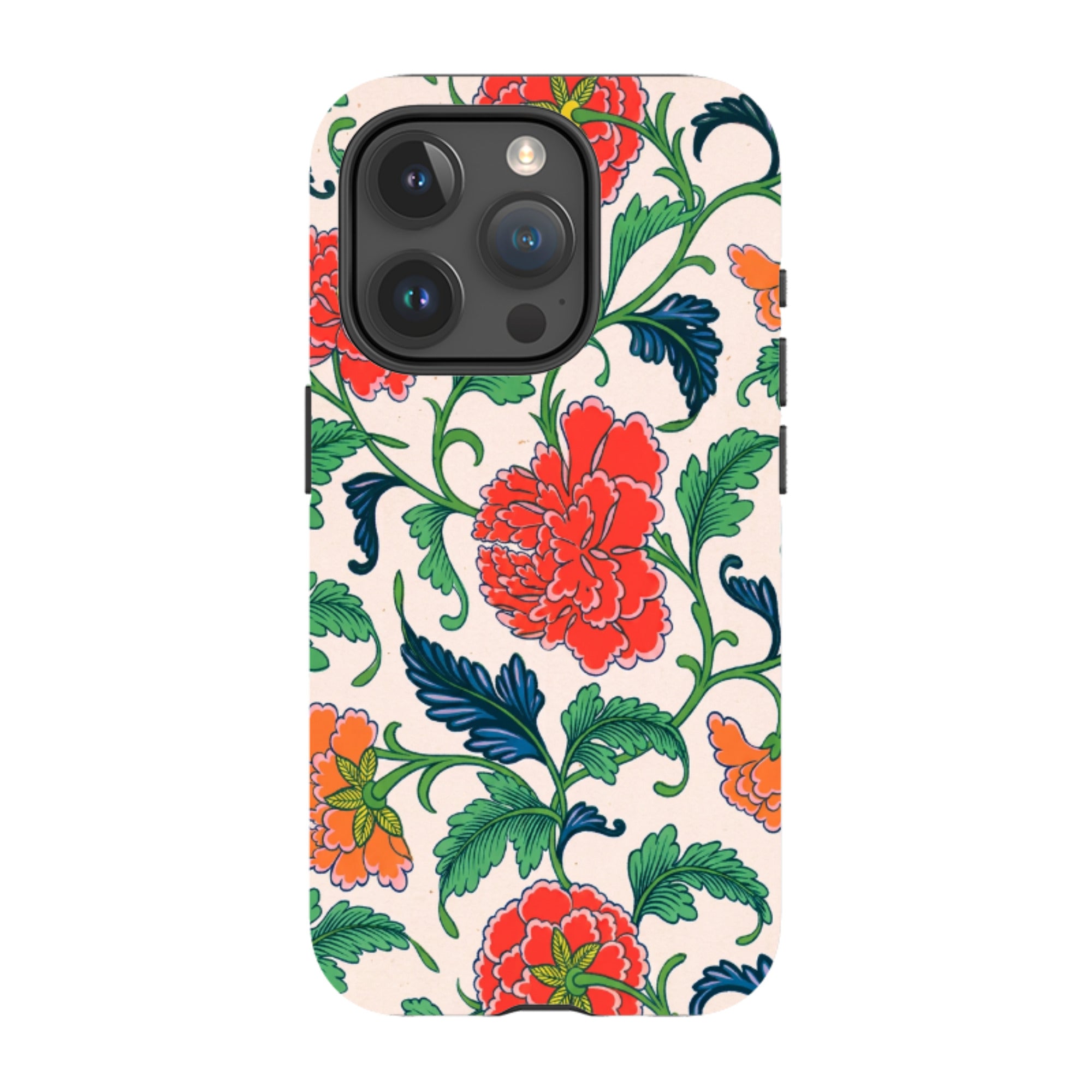 iPhone MagSafe Tough Case - Vintage Peony Floral