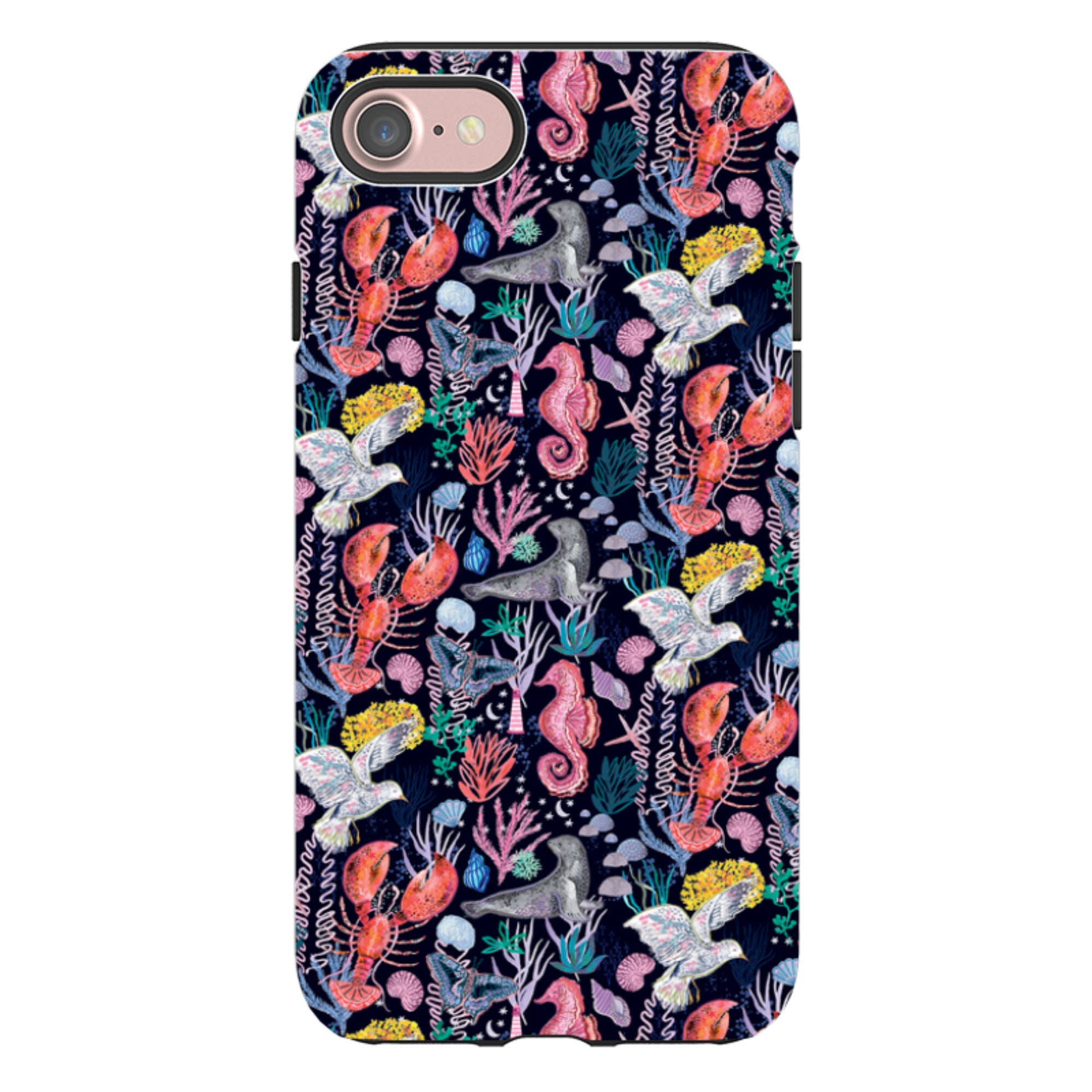 iPhone Case - Coastline Pattern-A By Emma Frances Grant