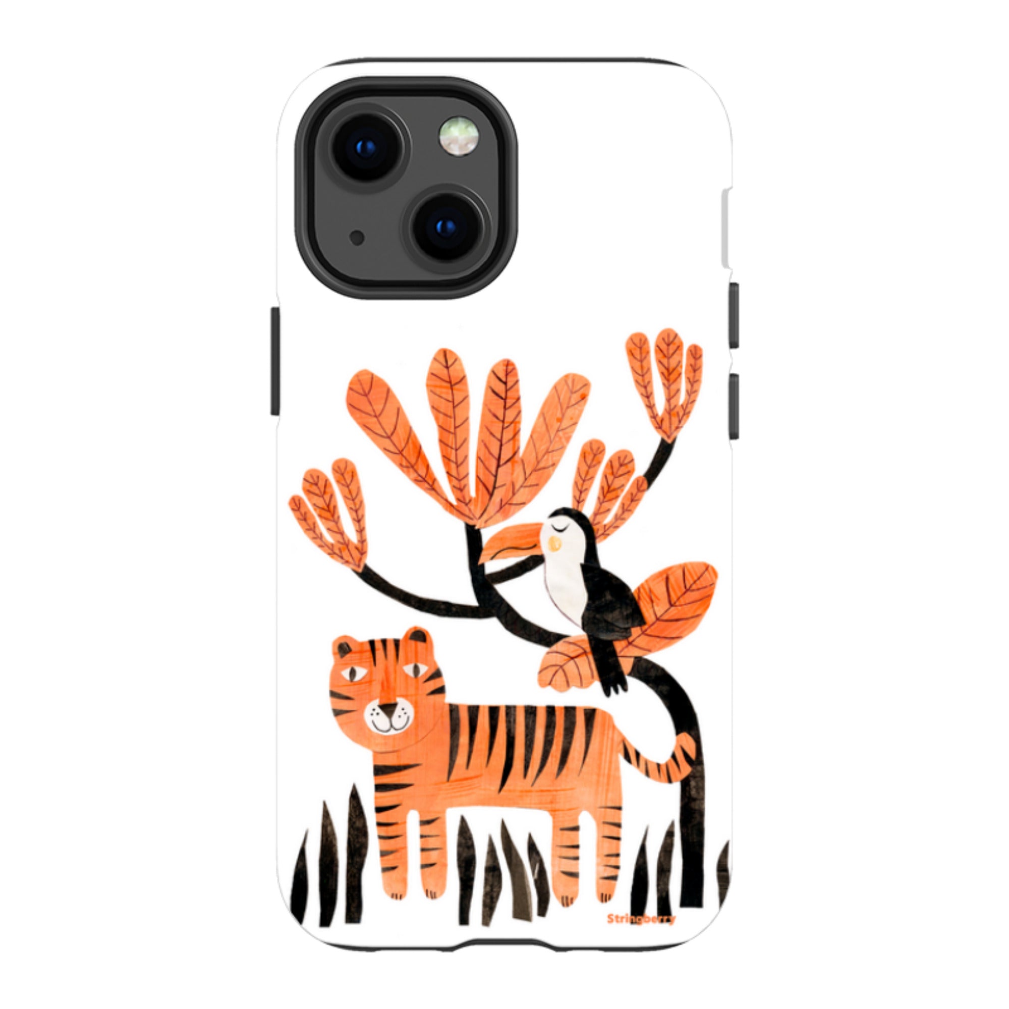 iPhone Tough Case - Tiger And Toucan By Tracey English