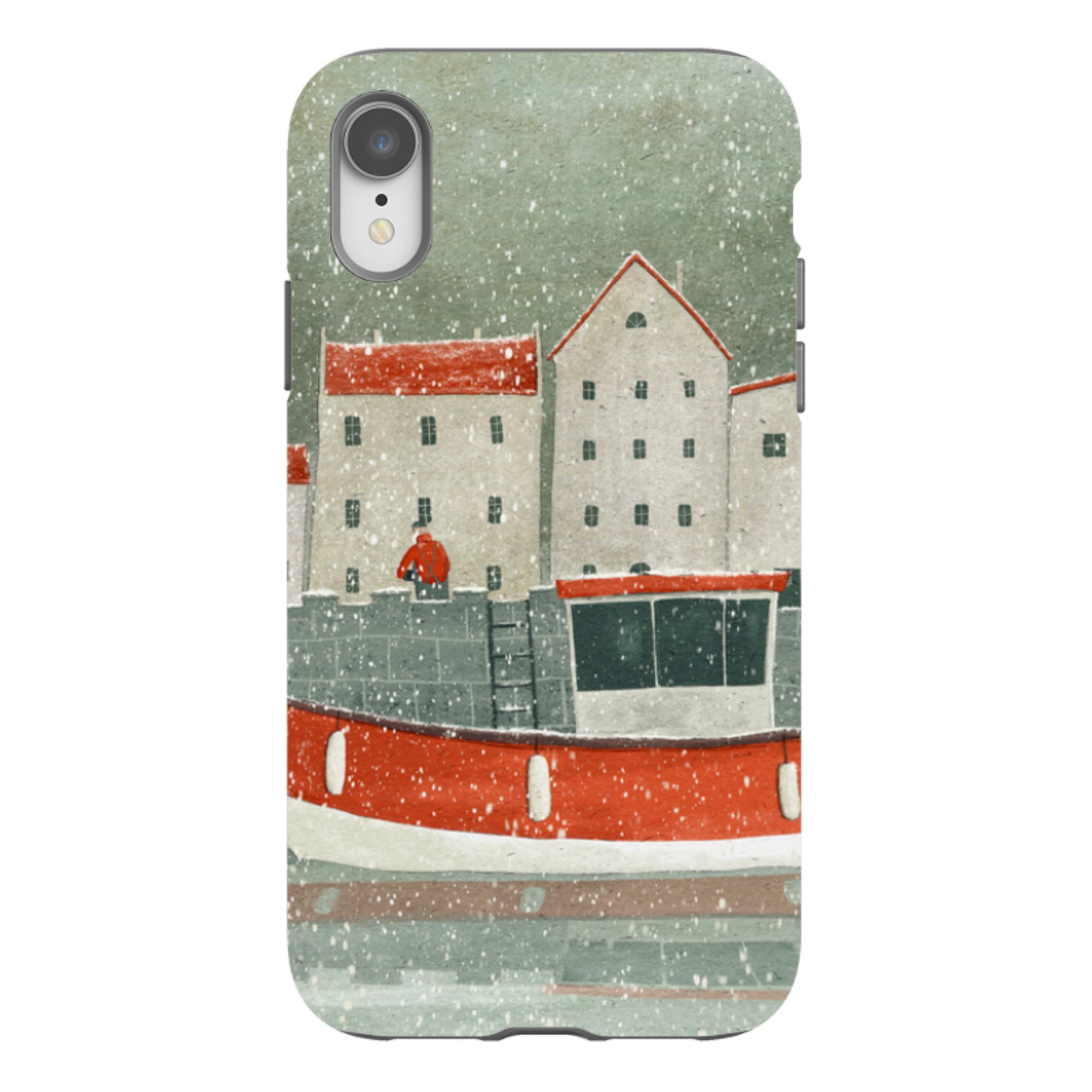 iPhone Tough Case - Christmas Harbour By Maja Lindberg