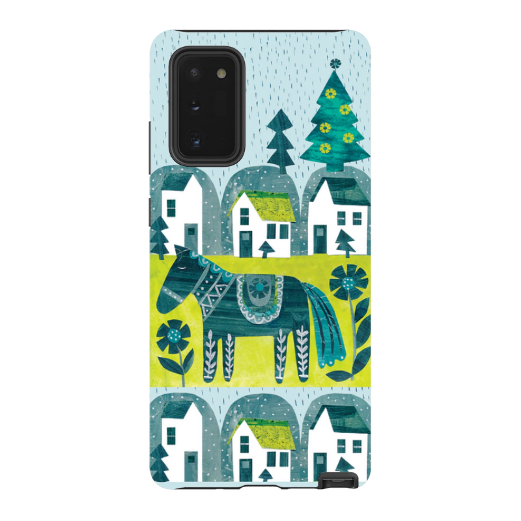 Samsung Tough Case - Winter Dala Horse By Tracey English