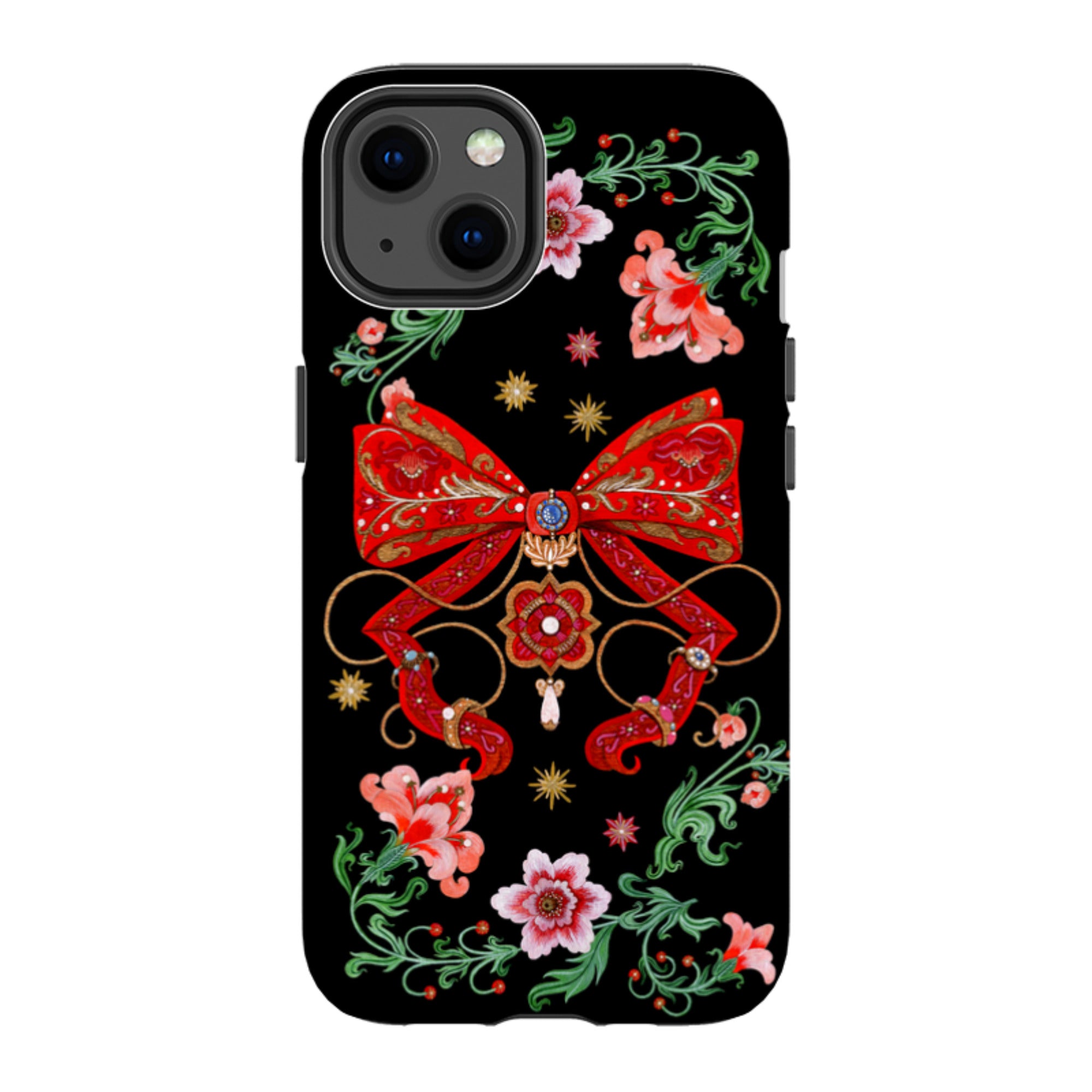 iPhone Tough  Case - Five Gold Ring By Maria Matos