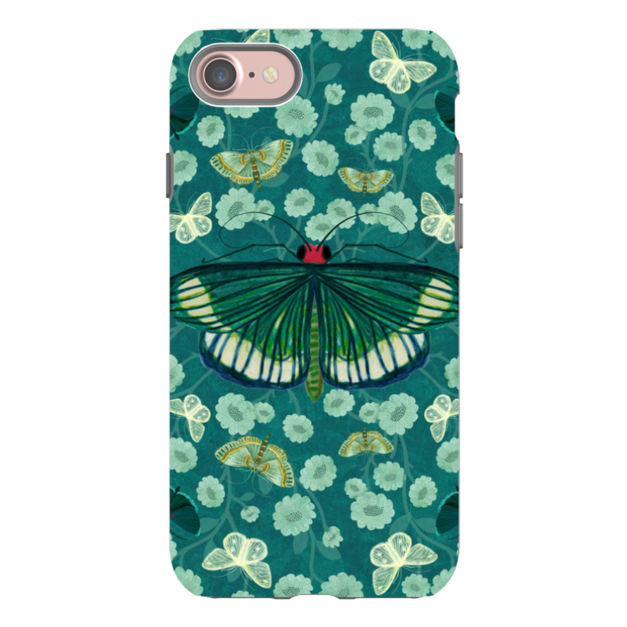 iPhone Tough Case - Big Moth 2 By Katherine Quinn