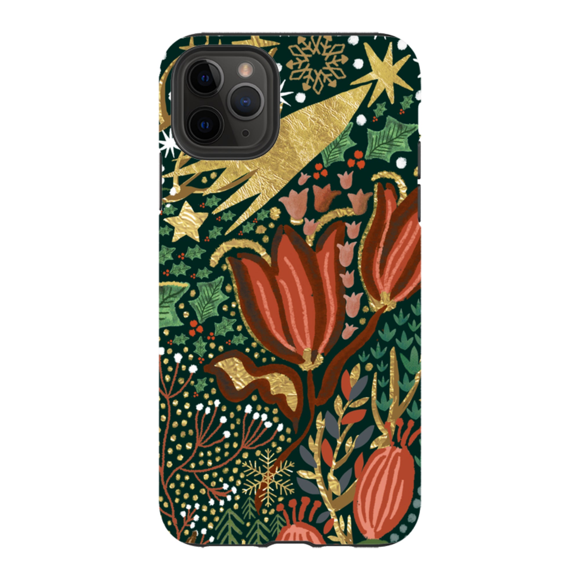 iPhone Tough Case - Winter Deer III By Emma Frances Grant