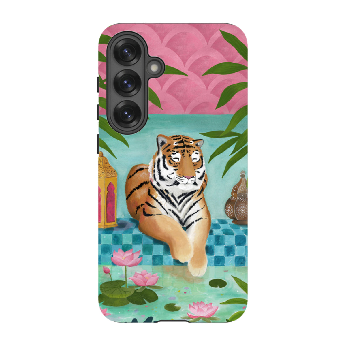 Samsung Tough Case - Lotus Tiger By Bex Parkin