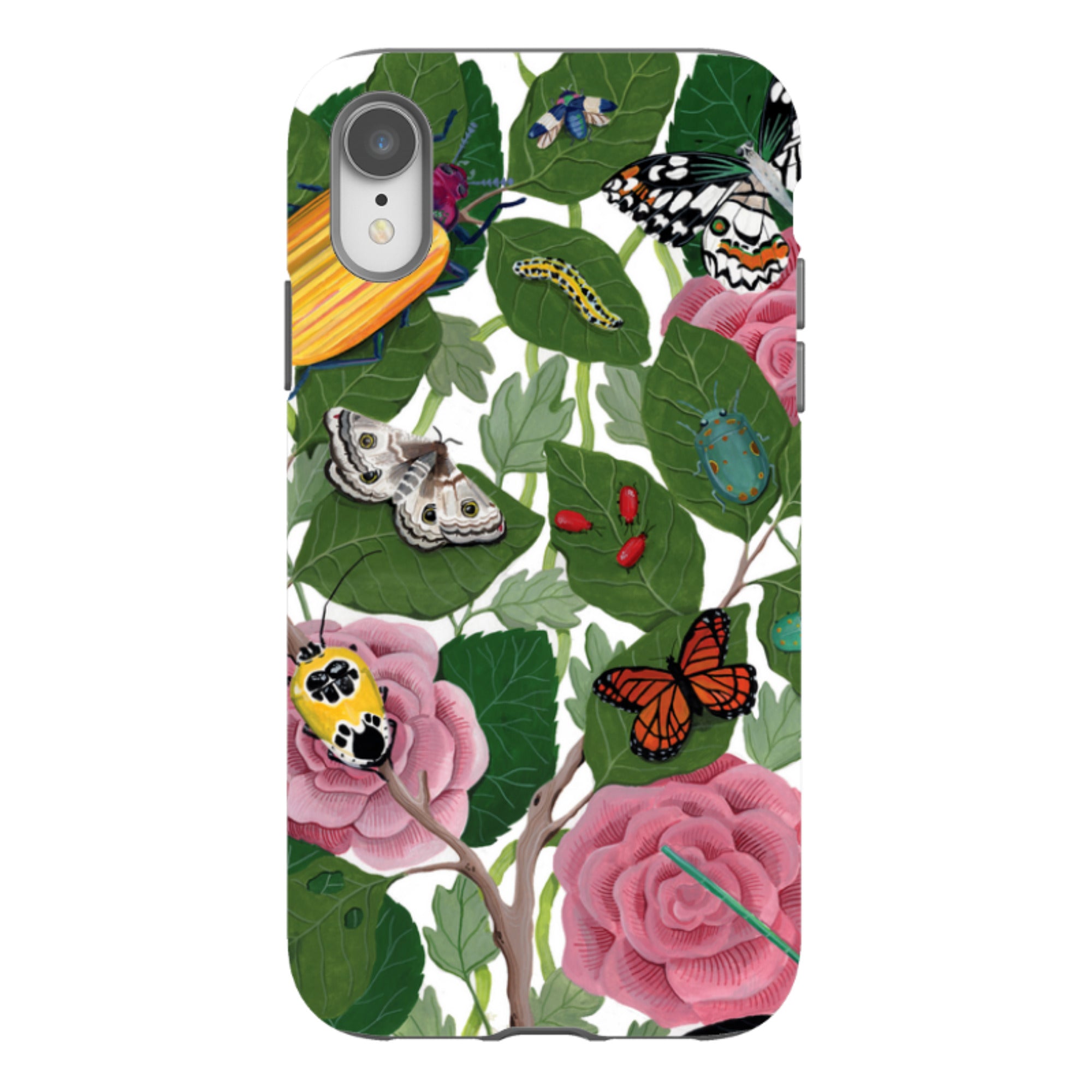 iPhone Tough Case - Butterflies And Beatles By Bex Parkin