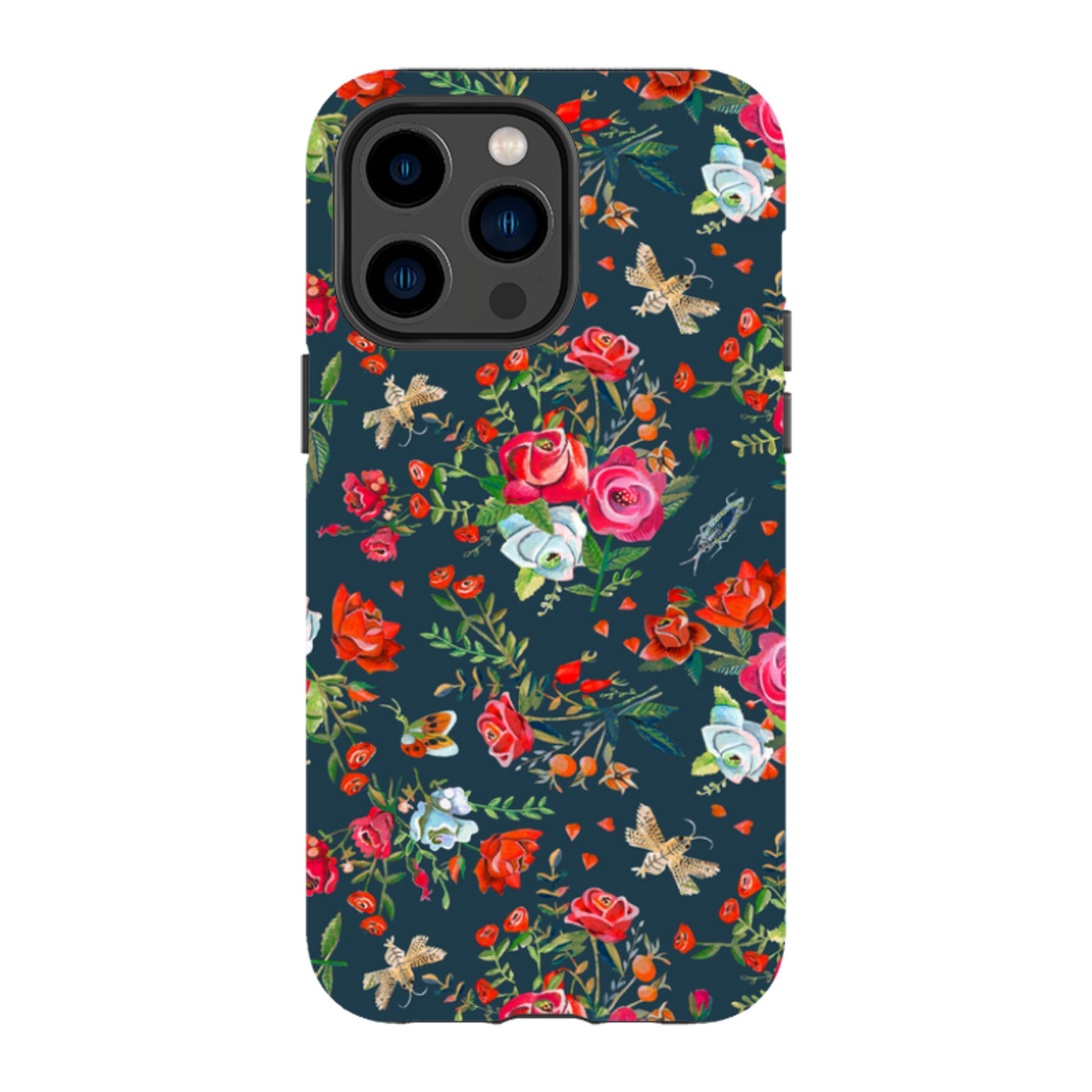 iPhone Tough Case - Blue Roses By Caroline Bonne Muller