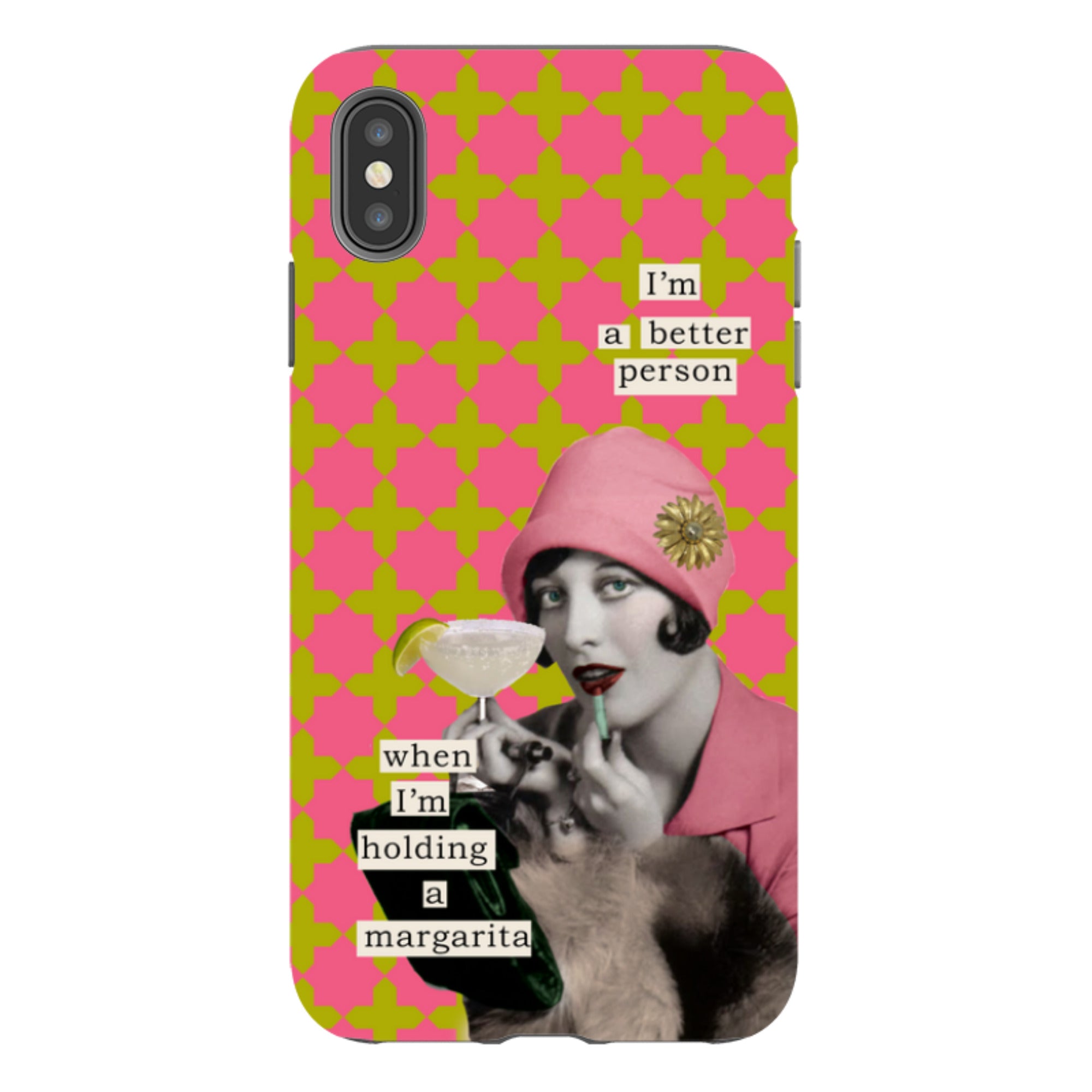 iPhone Tough Case - I'm A Better Person By Clare Jordan
