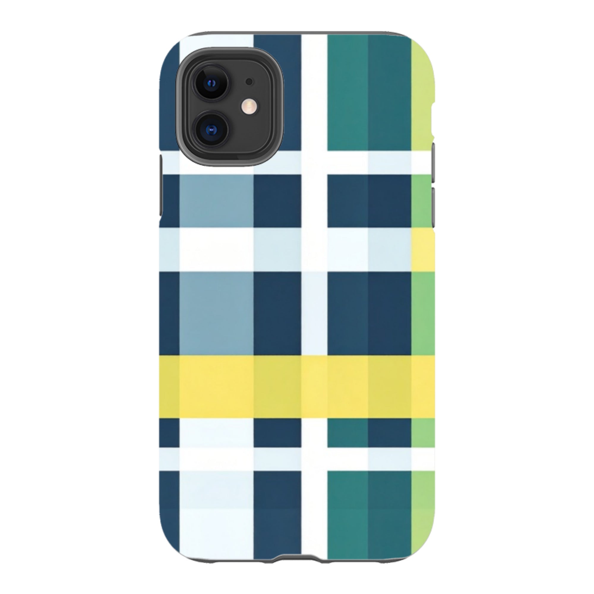 iPhone Tough Case - Forest Gingham