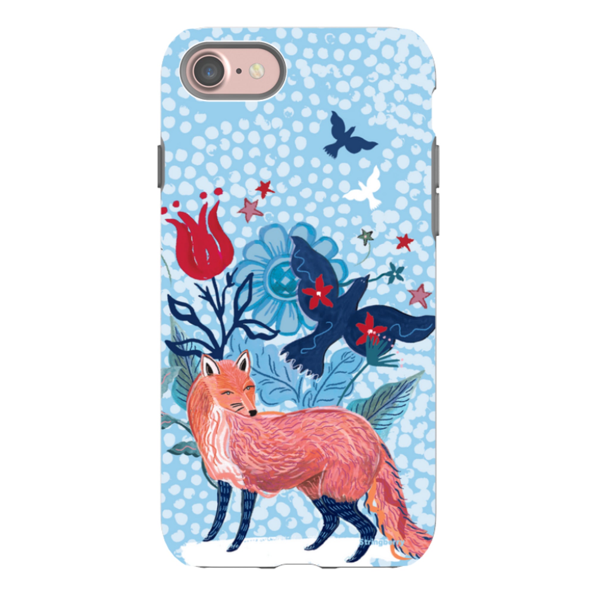 iPhone Tough Case - Fox By Emma Frances Grant