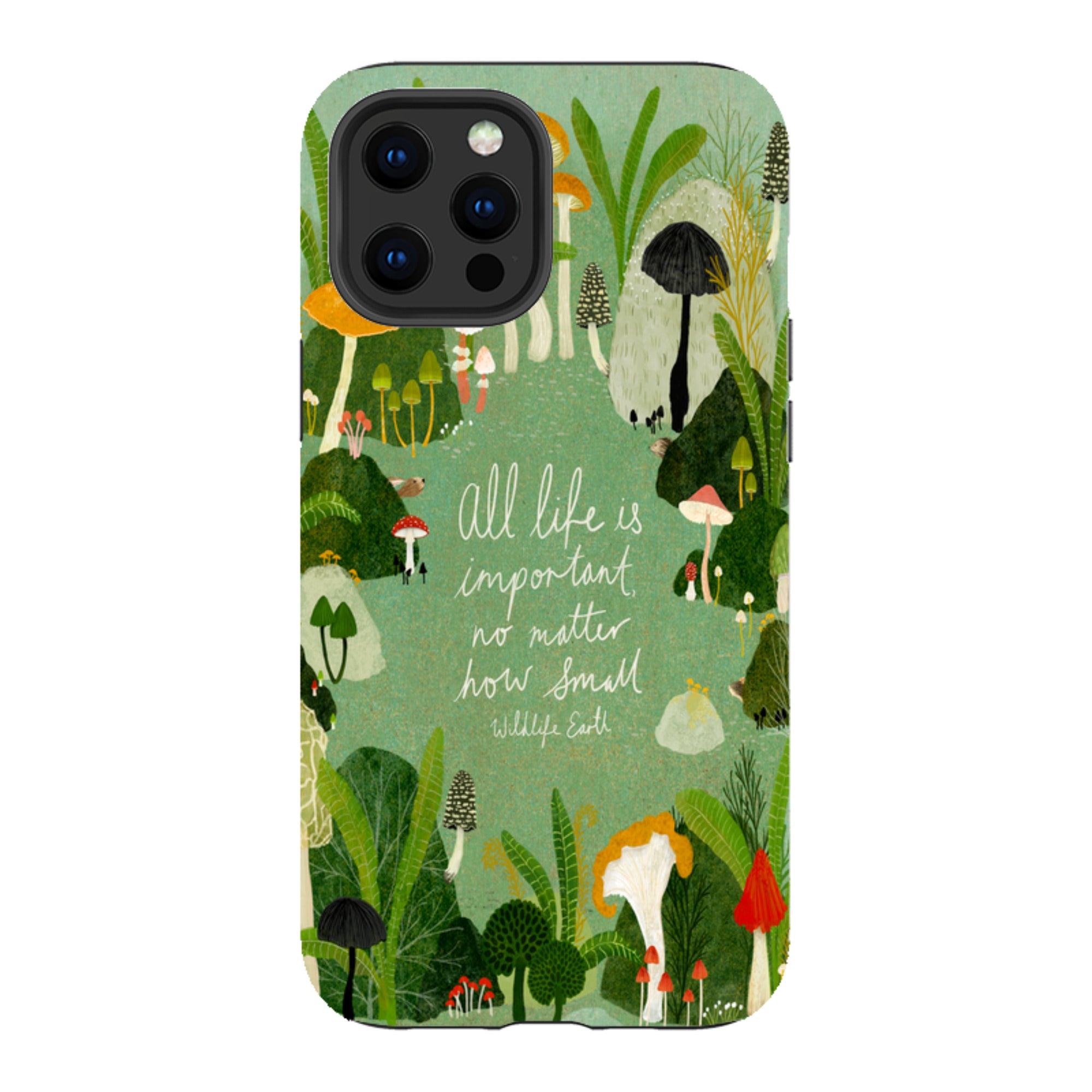 iPhone Tough Case - Wildlife Text By Katherine Quinn