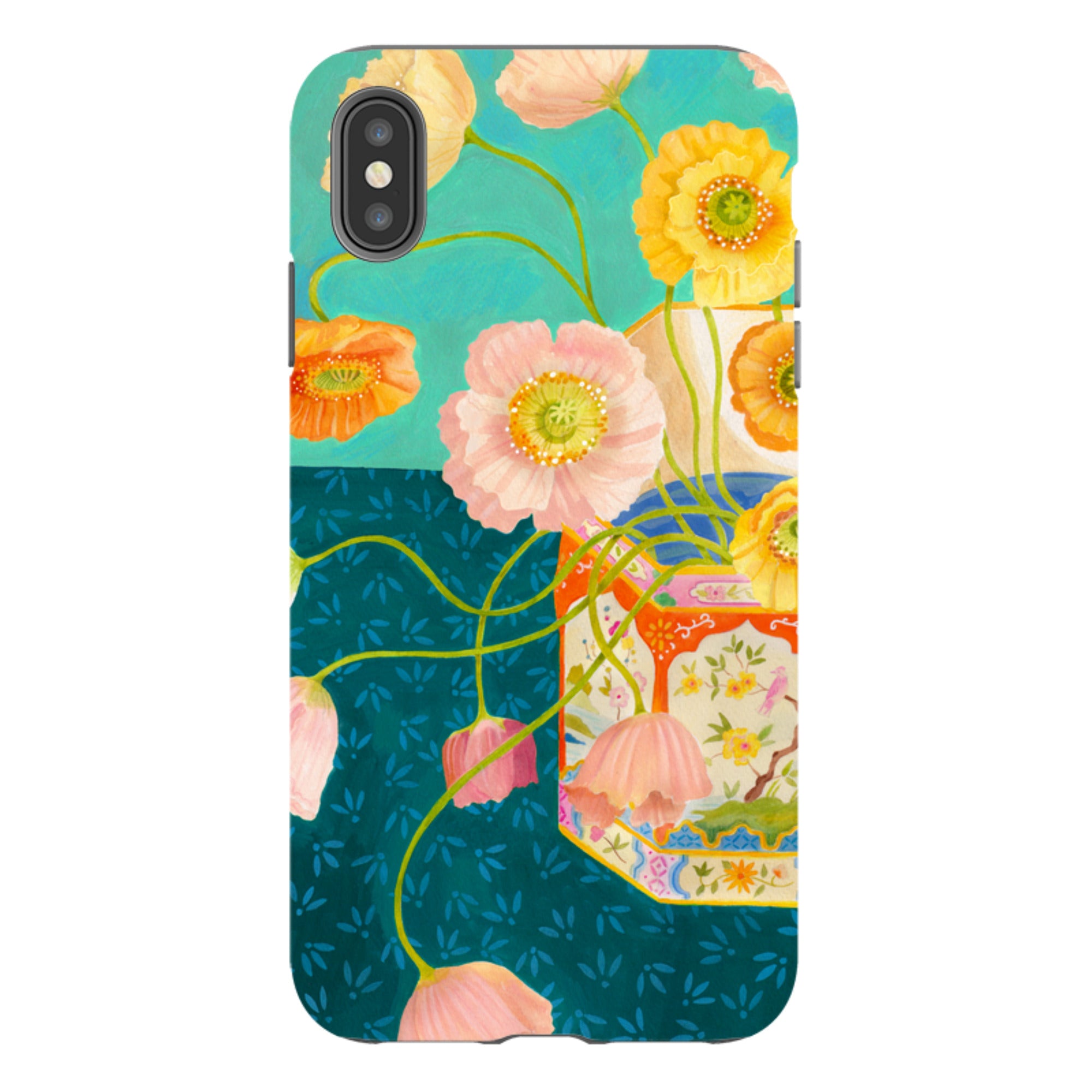 iPhone Tough Case - Poppies By Bex Parkin