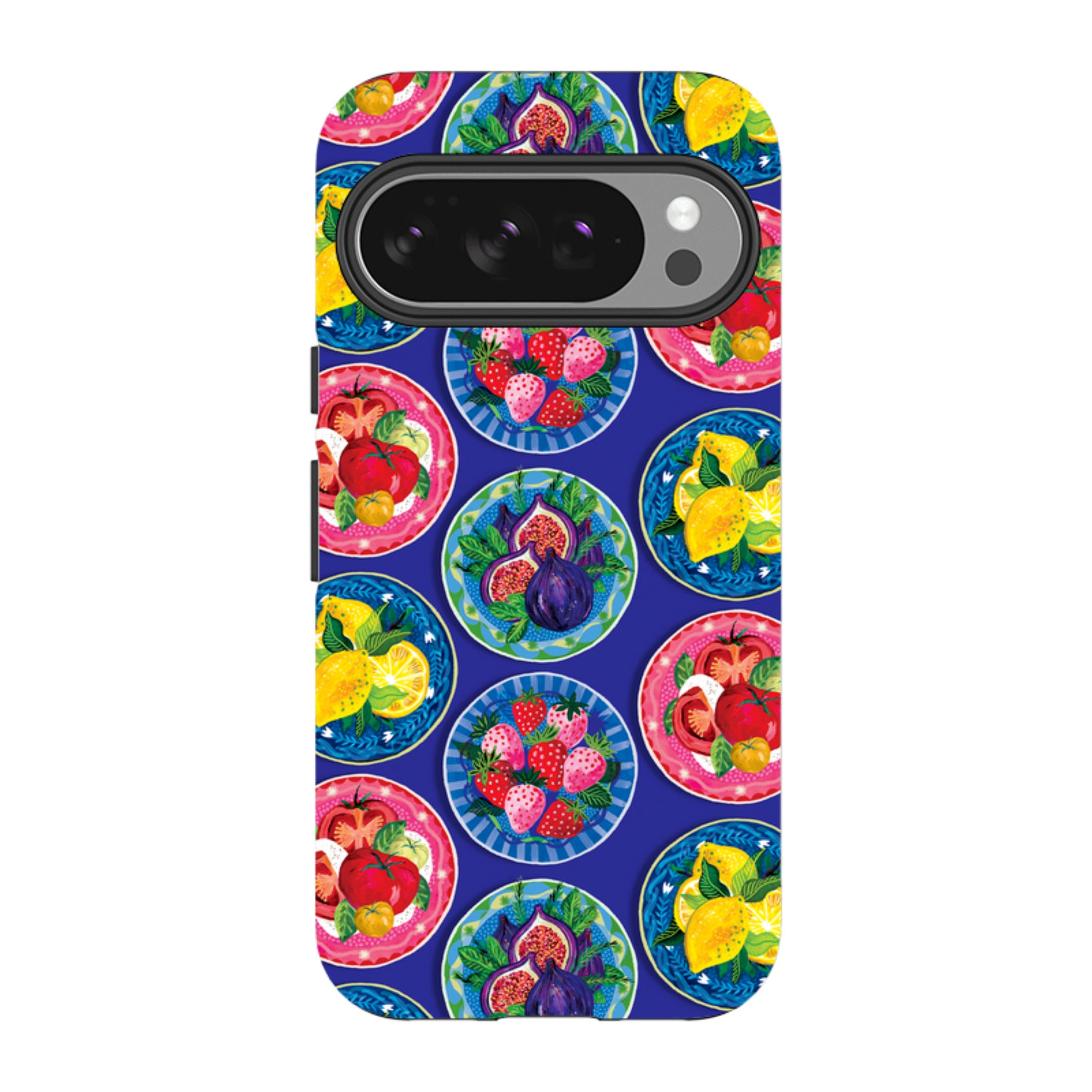Google Tough Case - Summer Plates Blue By Emma Frances Grant