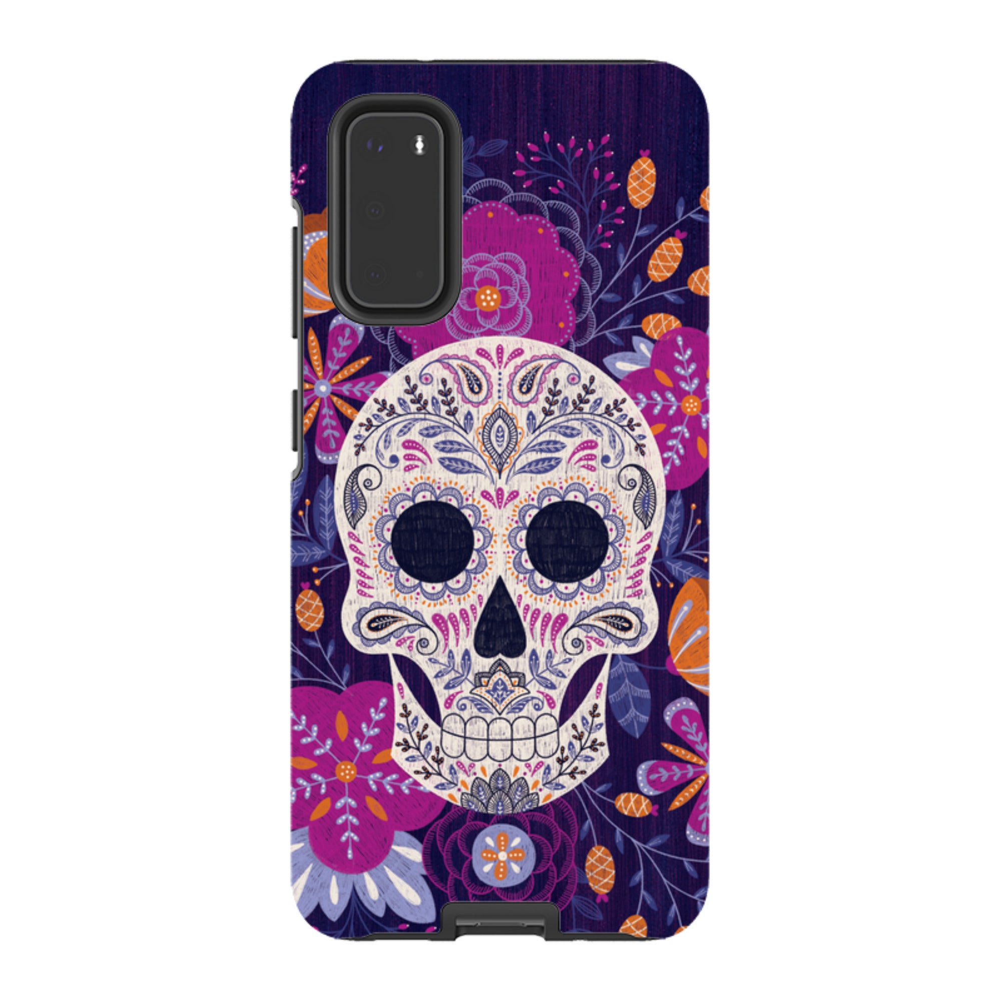 Samsung Tough Case - Sugar Skull By Jenny Zemanek