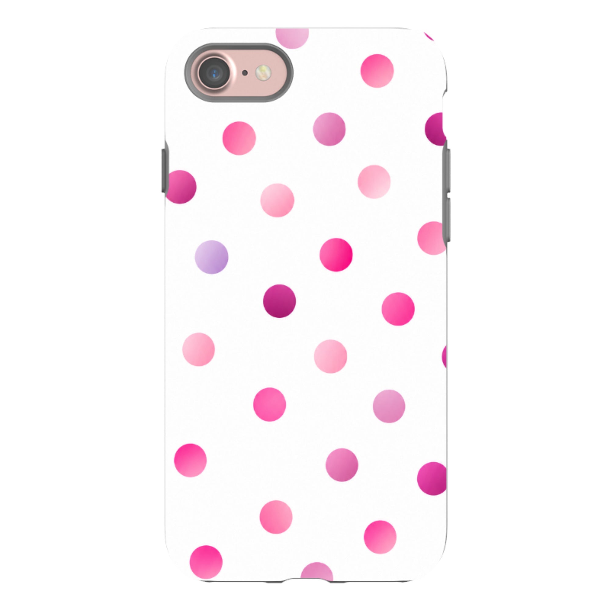 iPhone Tough Case - Pink Polka Dot