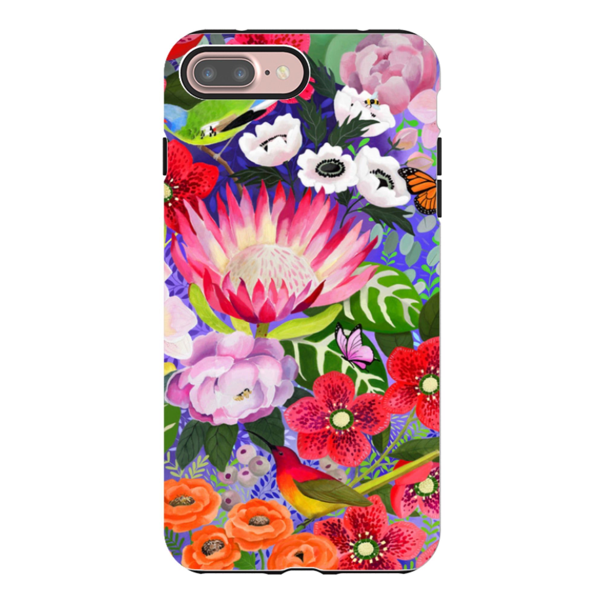 iPhone Tough Case - Exotic Birds By Bex Parkin