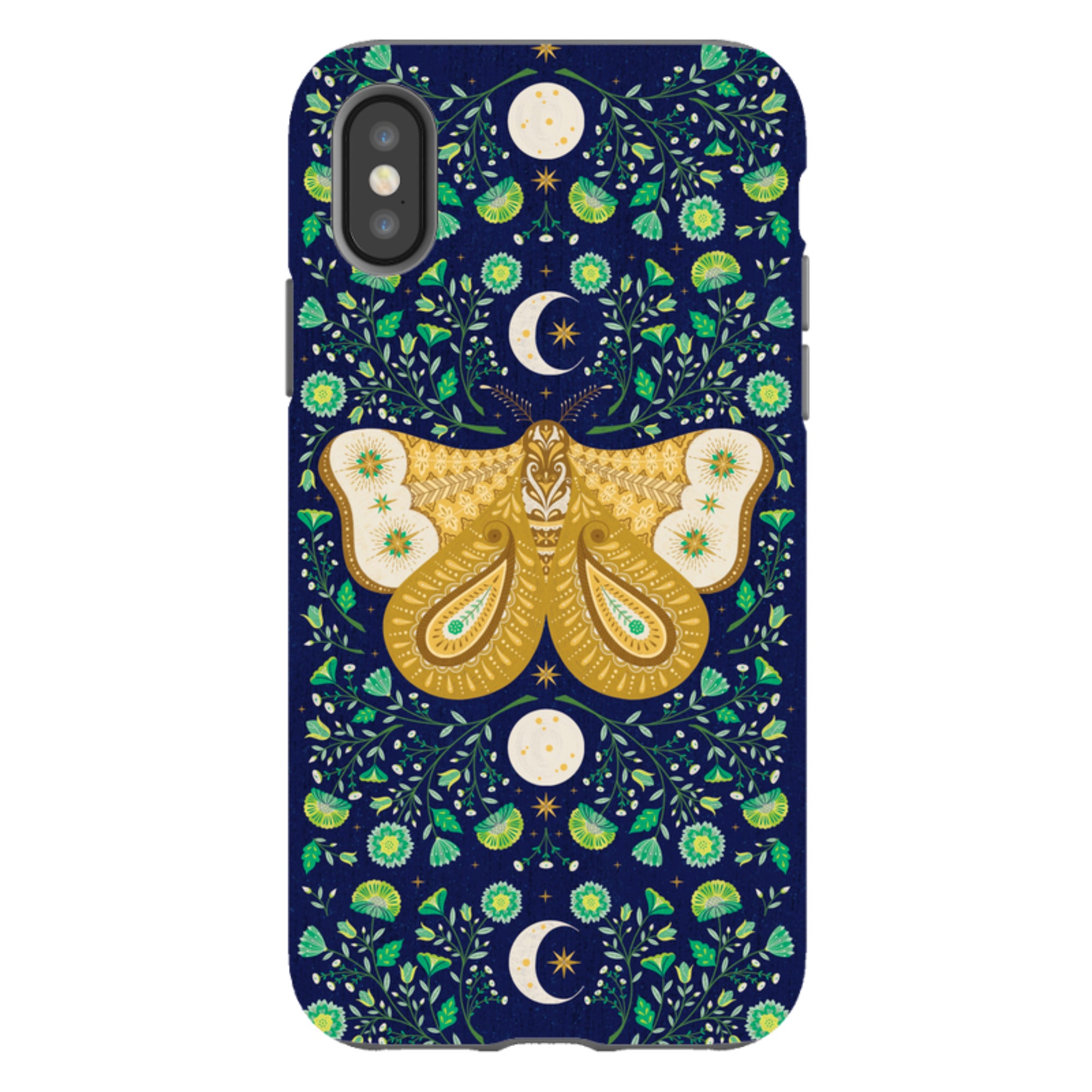 iPhone Tough Case - Moth By Jenny Zemanek