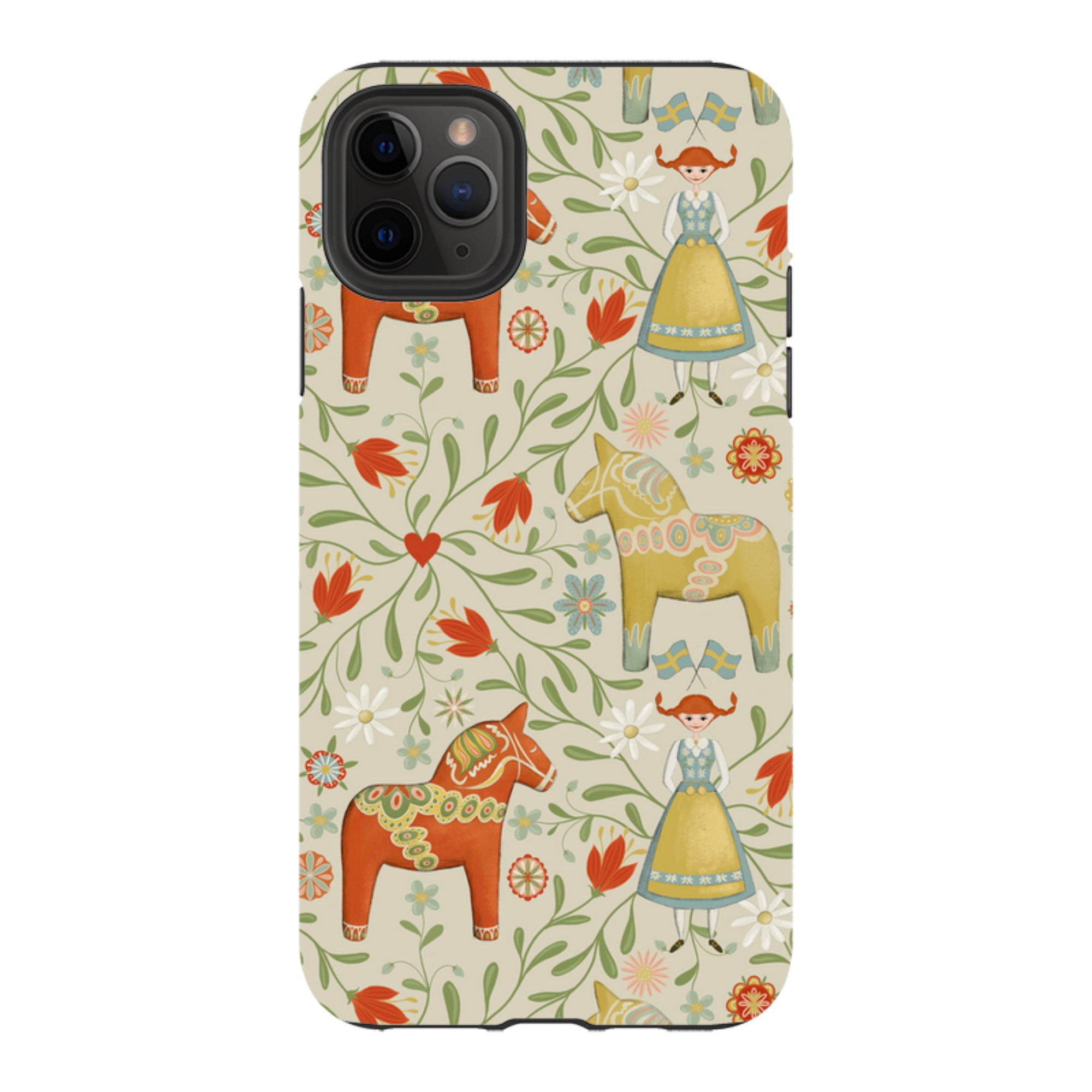 iPhone Case - Dala Horse By Maja Lindberg