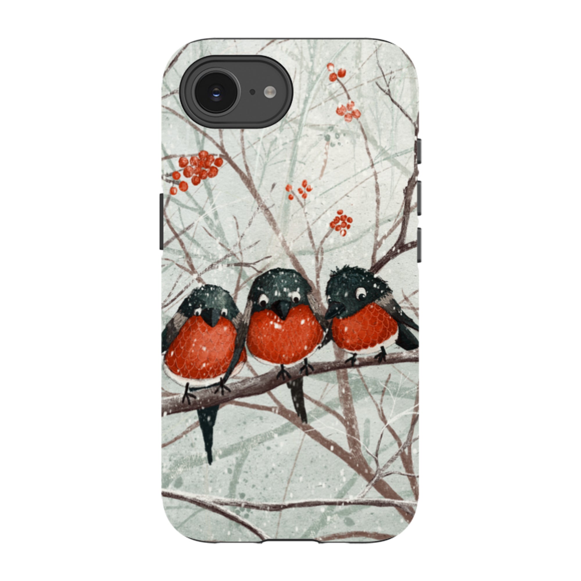 iPhone Tough Case - Frosted Branches By Maja Lindberg
