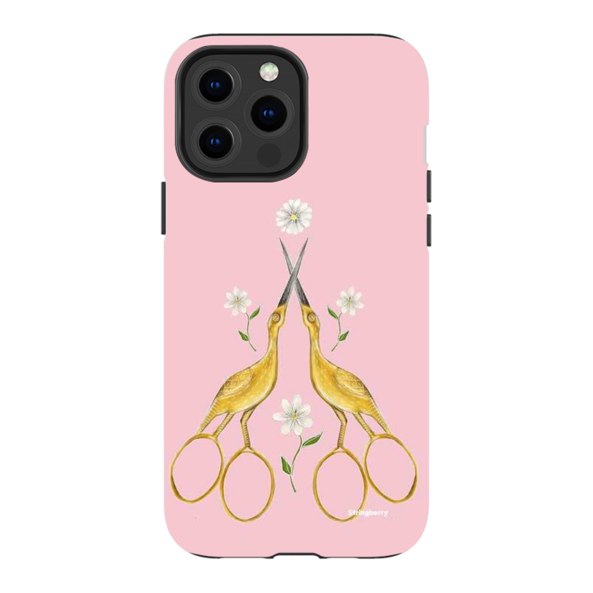 iPhone MagSafe Tough Case -  Heron Scissors By Catherine Rowe