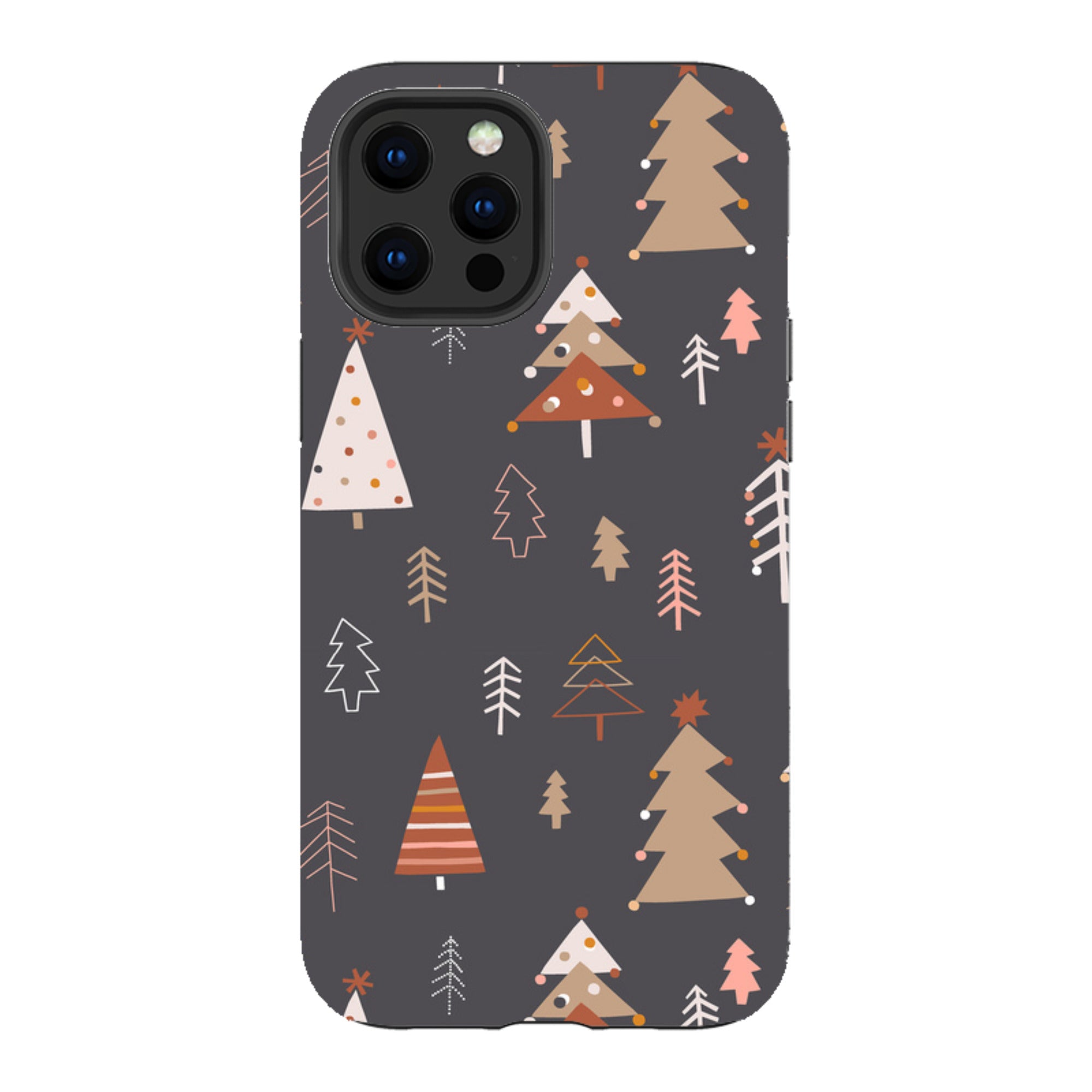 iPhone Tough Case - Dark Xmas Trees