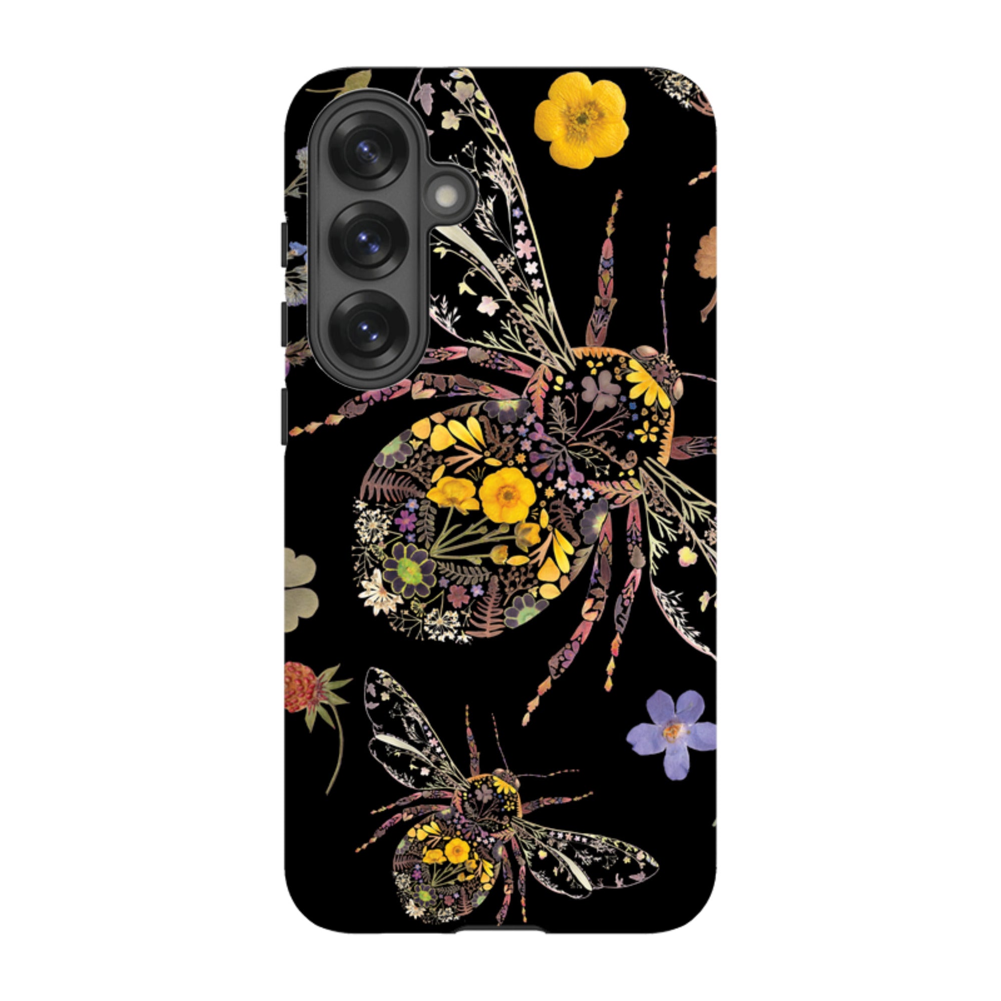 Samsung Tough  Case - Floral Bumble Bees By Helen Ahpornsiri