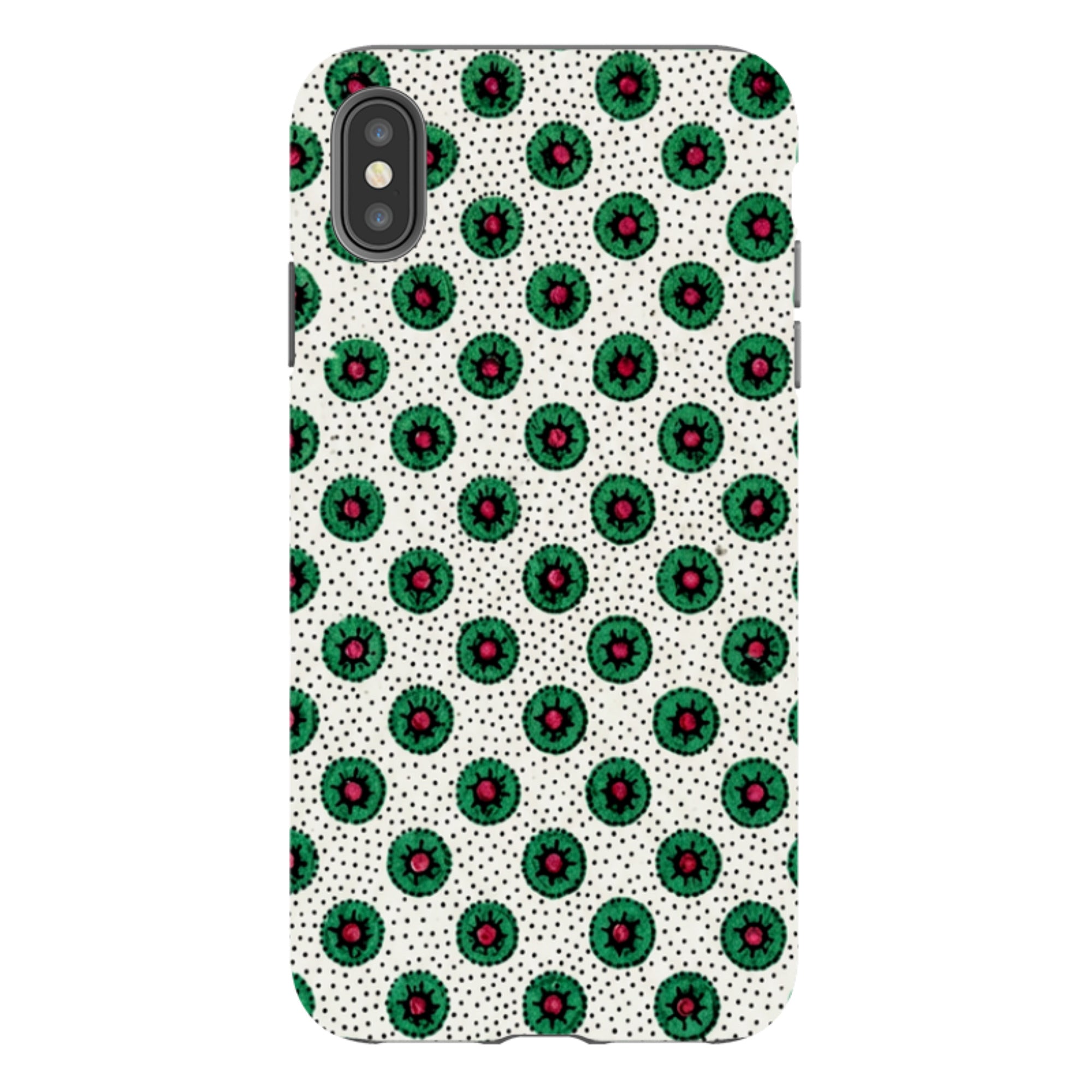 iPhone Tough Case - Green Medallion