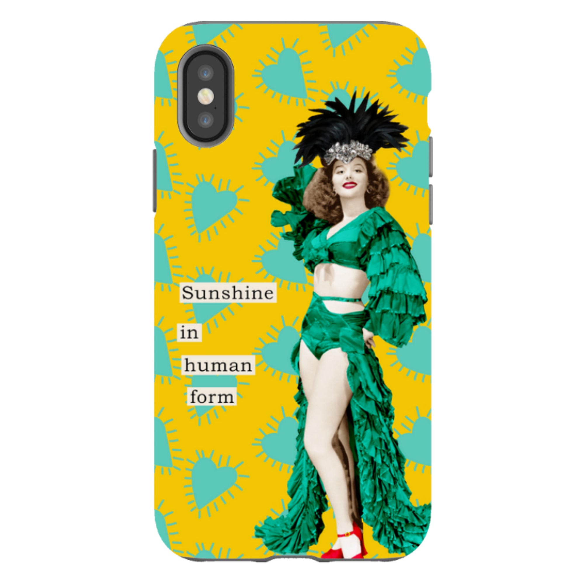 iPhone Tough Case - Sunshine In Human Form By Clare Jordan