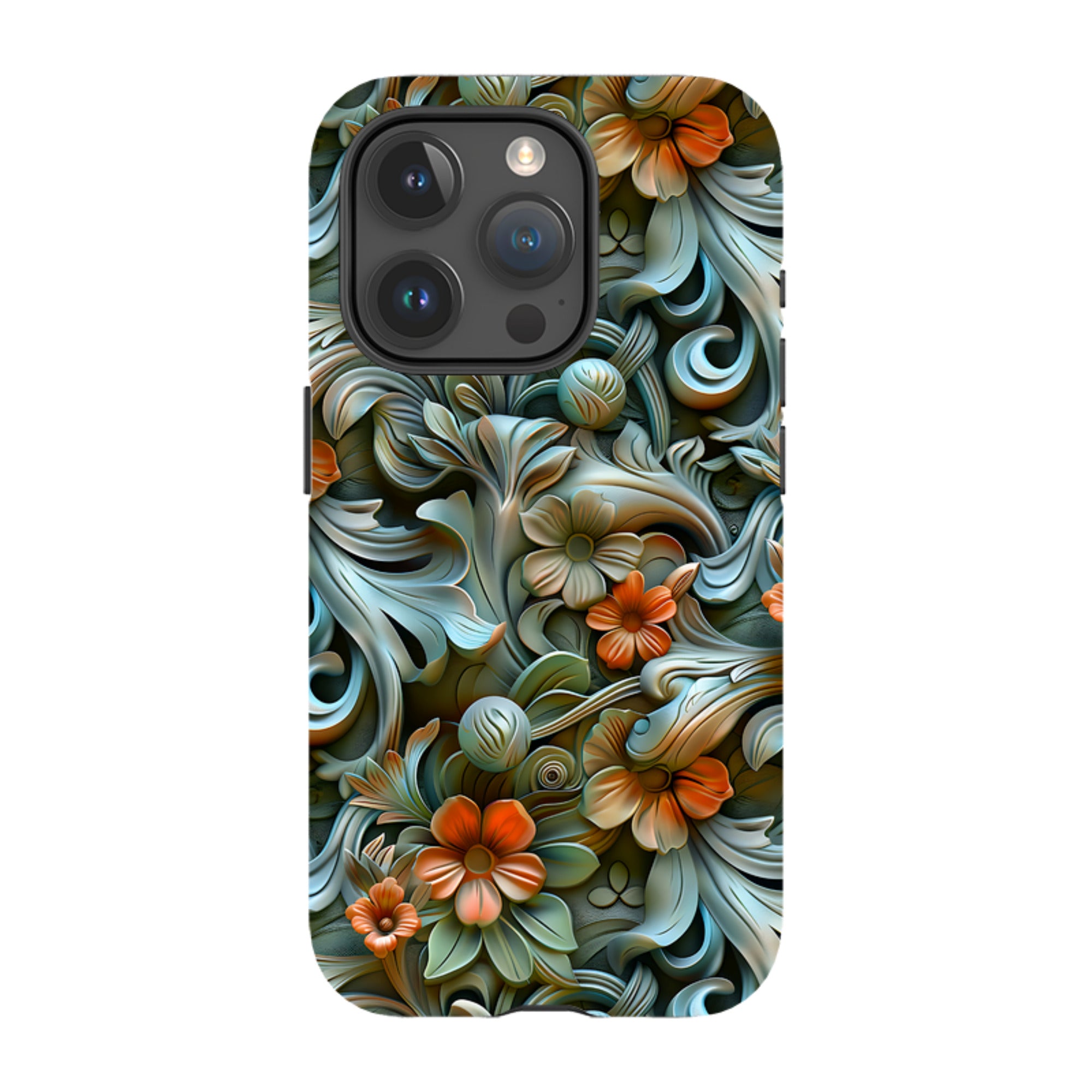iPhone Tough Case -Clover Floral